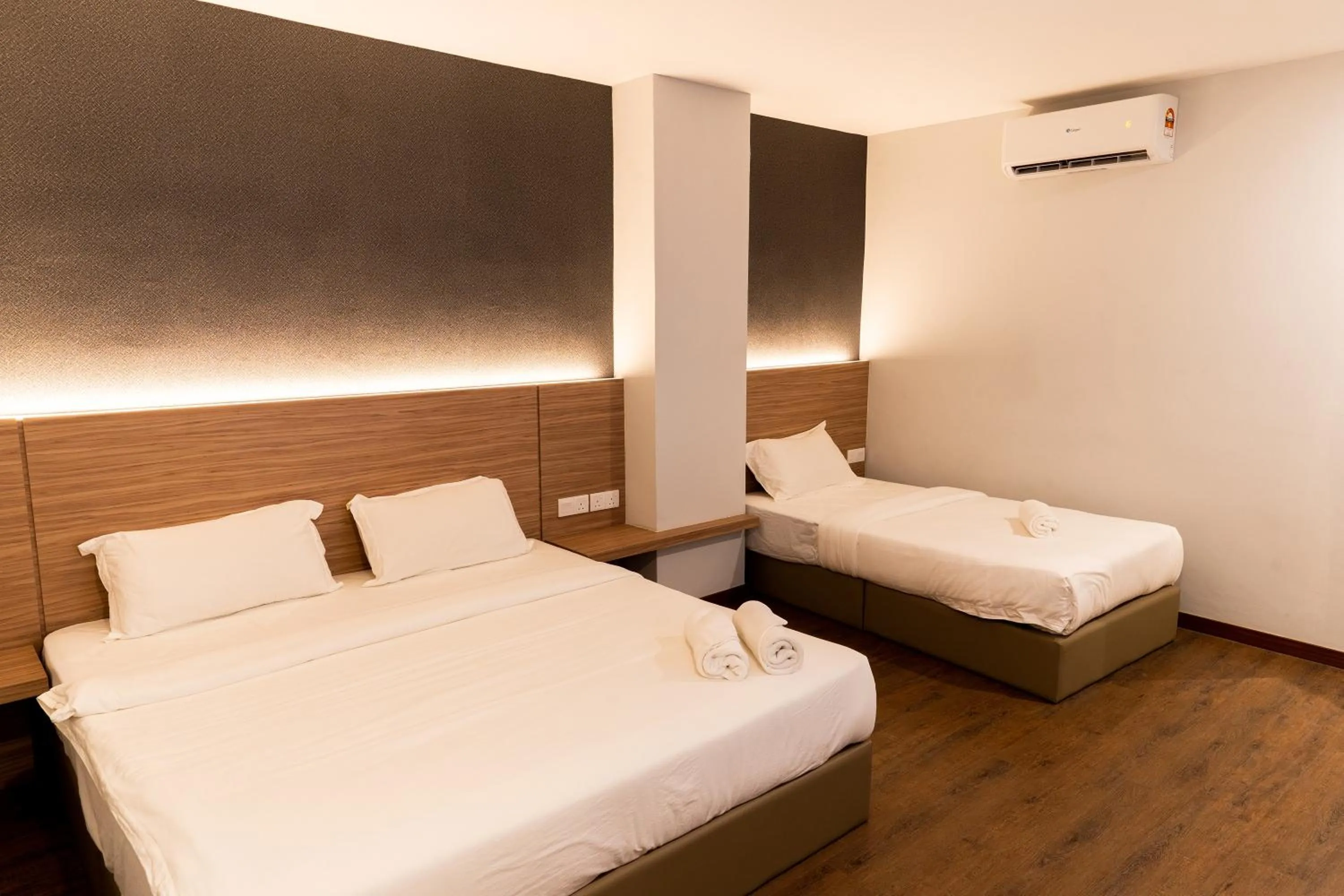 Bed in RM Hotel Muar