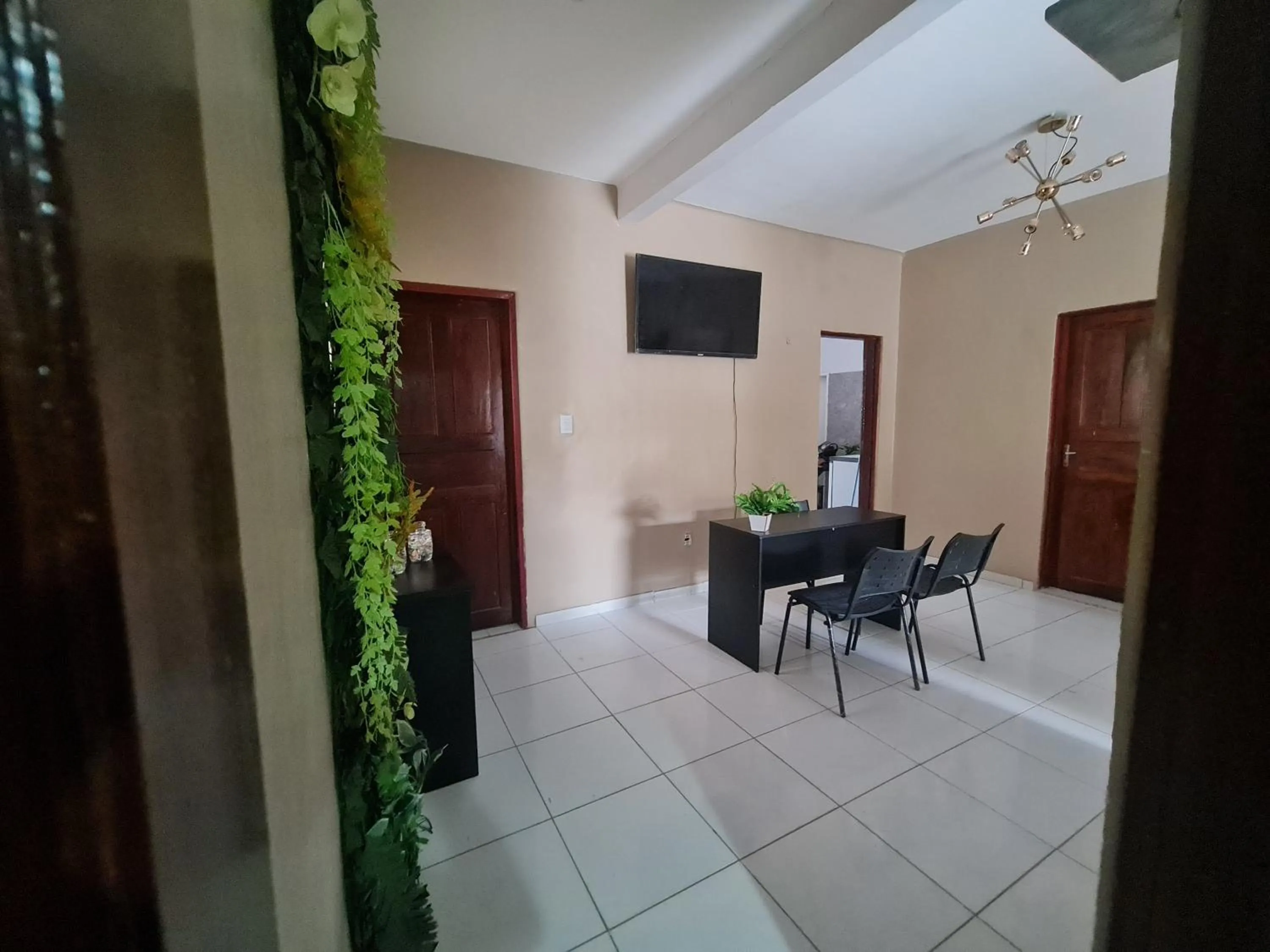 Seating area in Pousada Meireles Praia