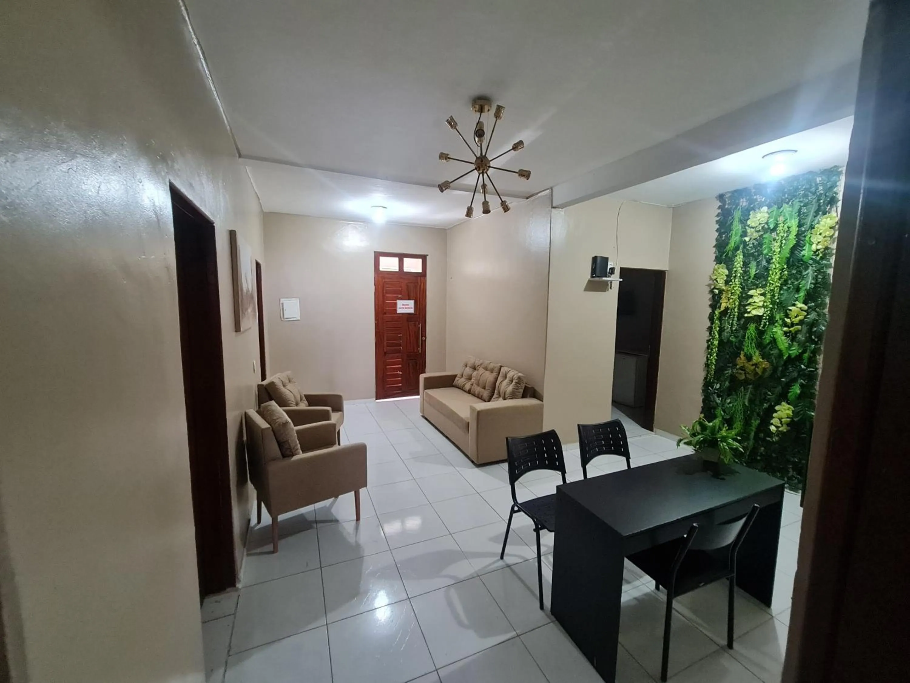 Seating area in Pousada Meireles Praia