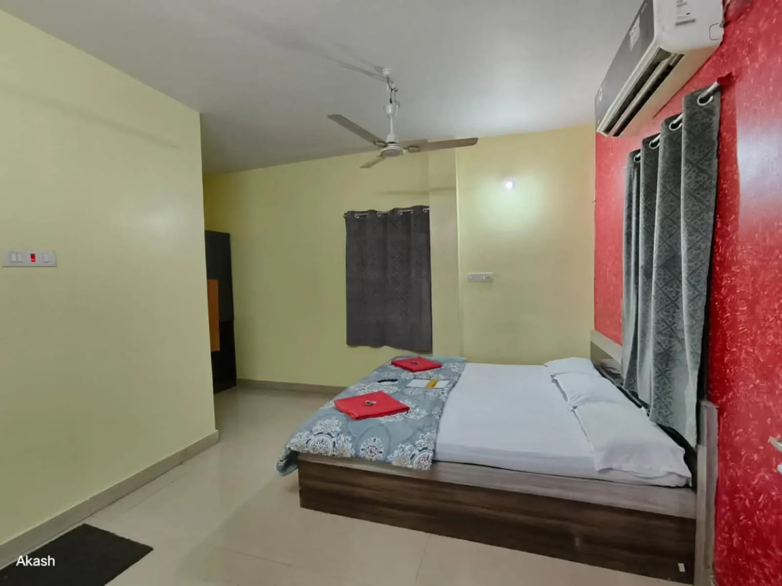 Bed in Hotel Bobby house 450m from beach & 1 km from temple