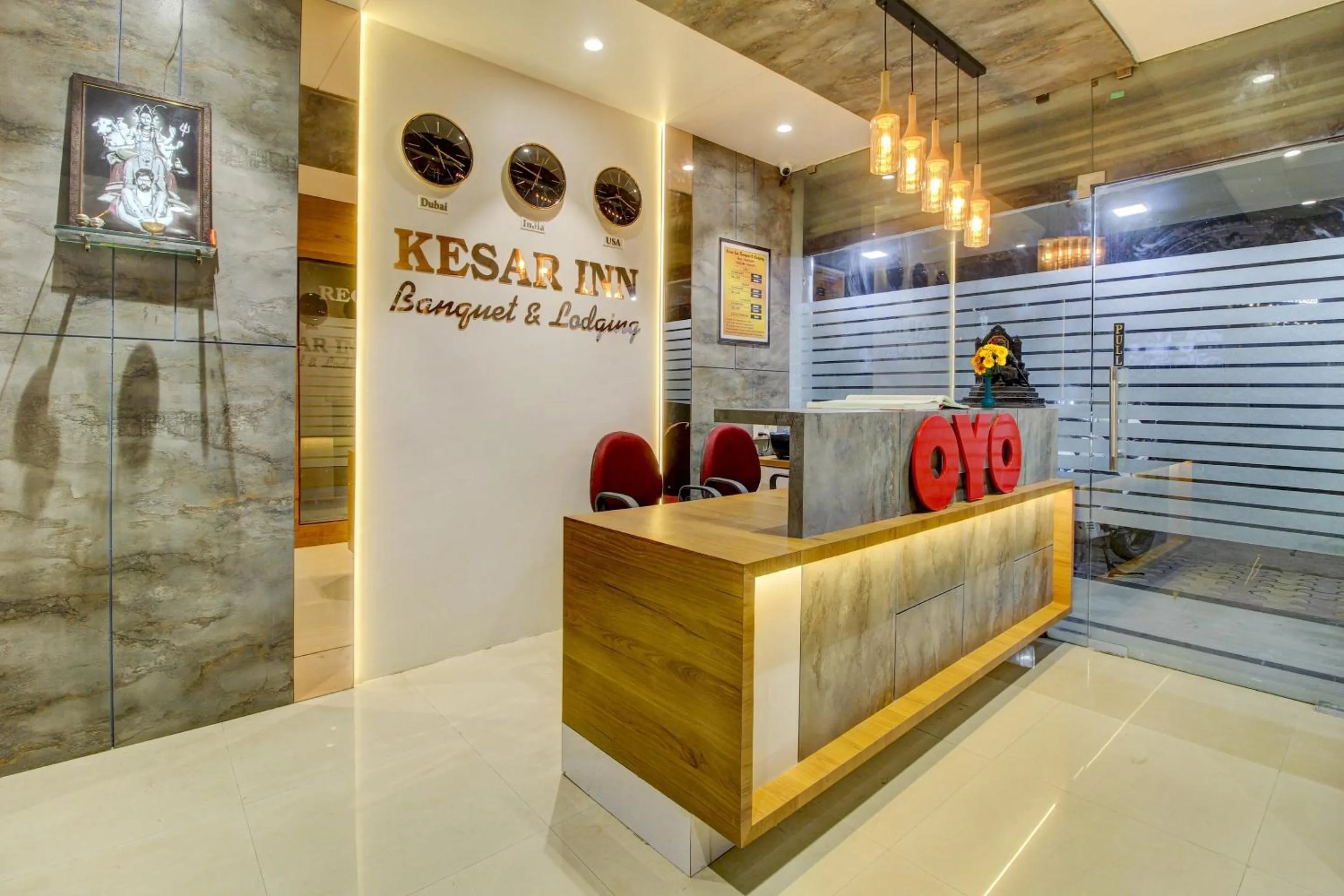 Lobby or reception in Super Collection O Kesar Inn Banquet & Lodging