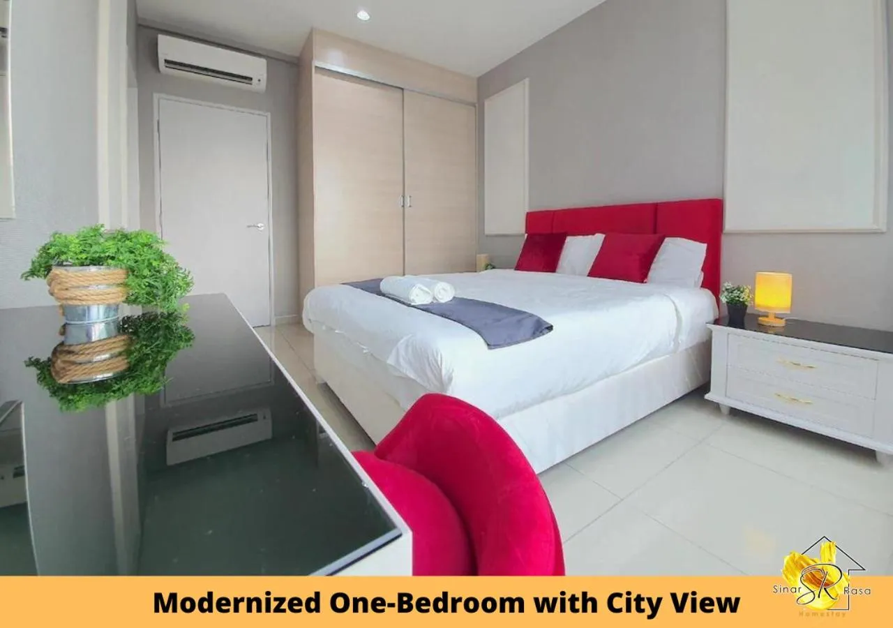 Bed in Sinar Rasa Homestay at I-Soho, I-City