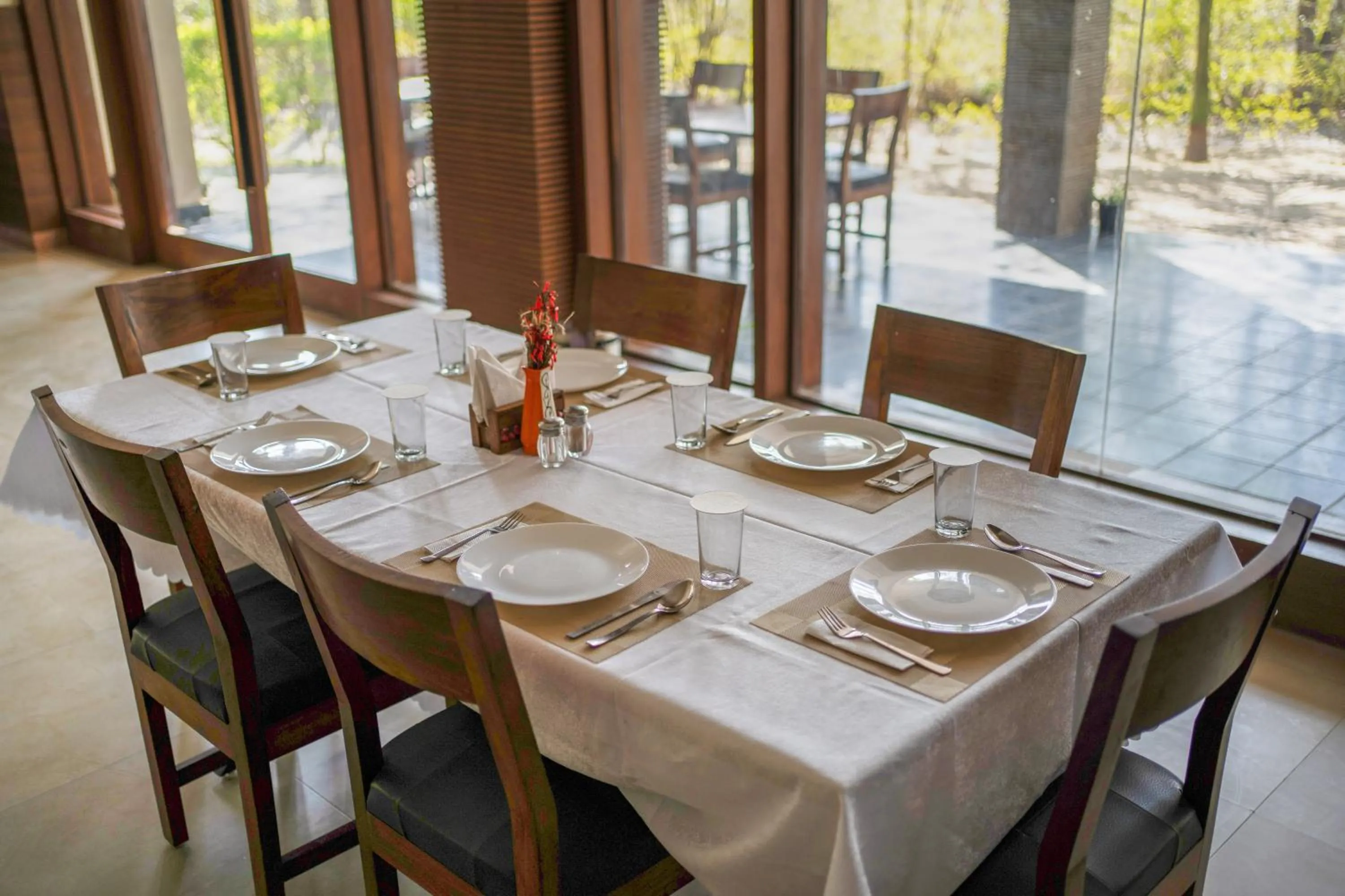 Dining area in The Corbett Greens
