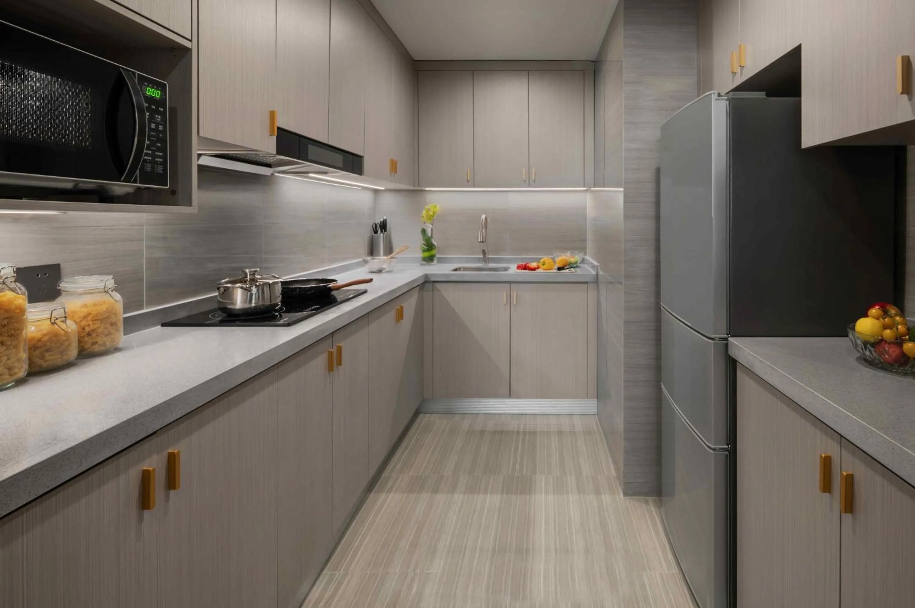 Kitchen or kitchenette in Citadines Zhengda Mall Hefei