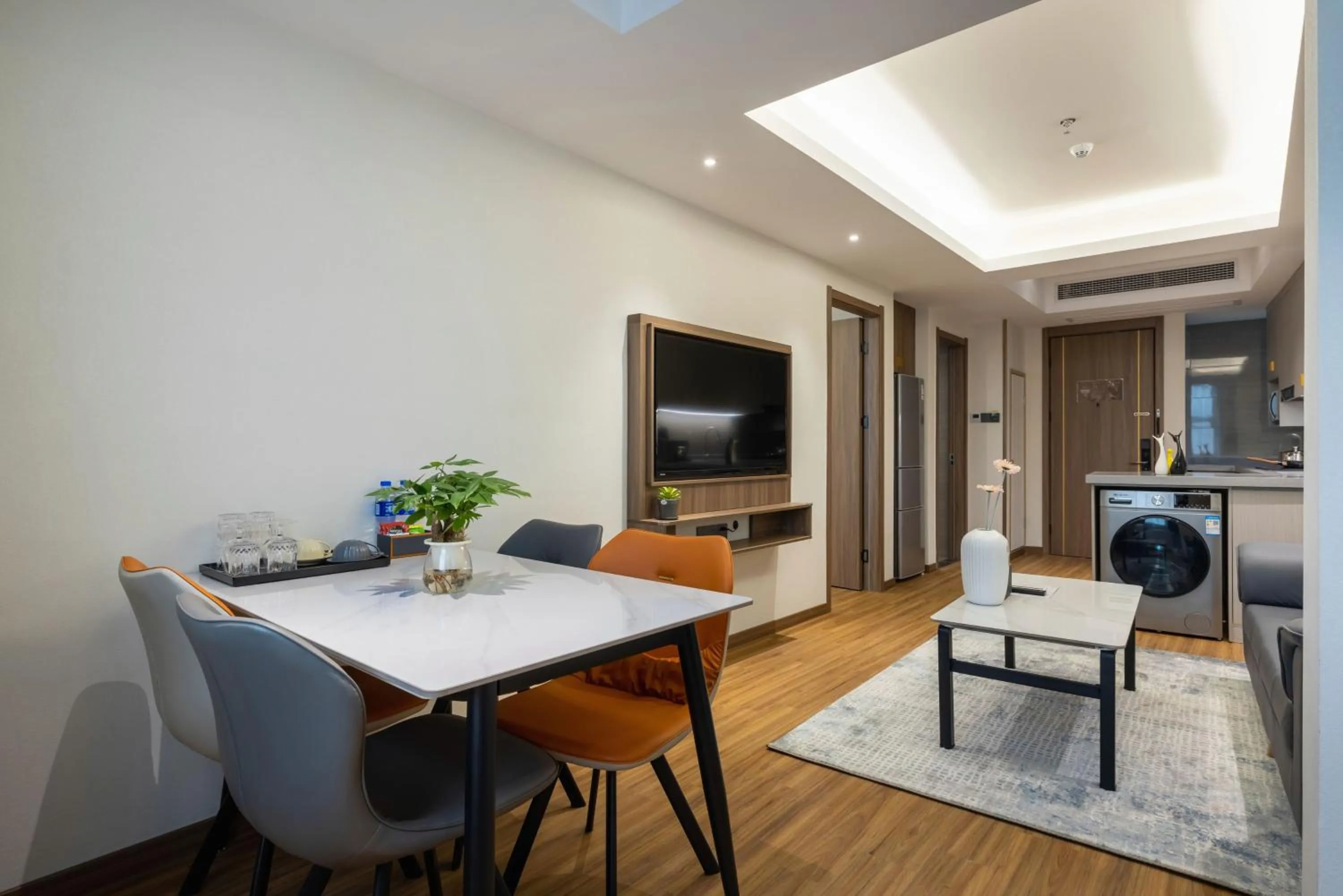 Communal lounge/ TV room in Citadines Zhengda Mall Hefei