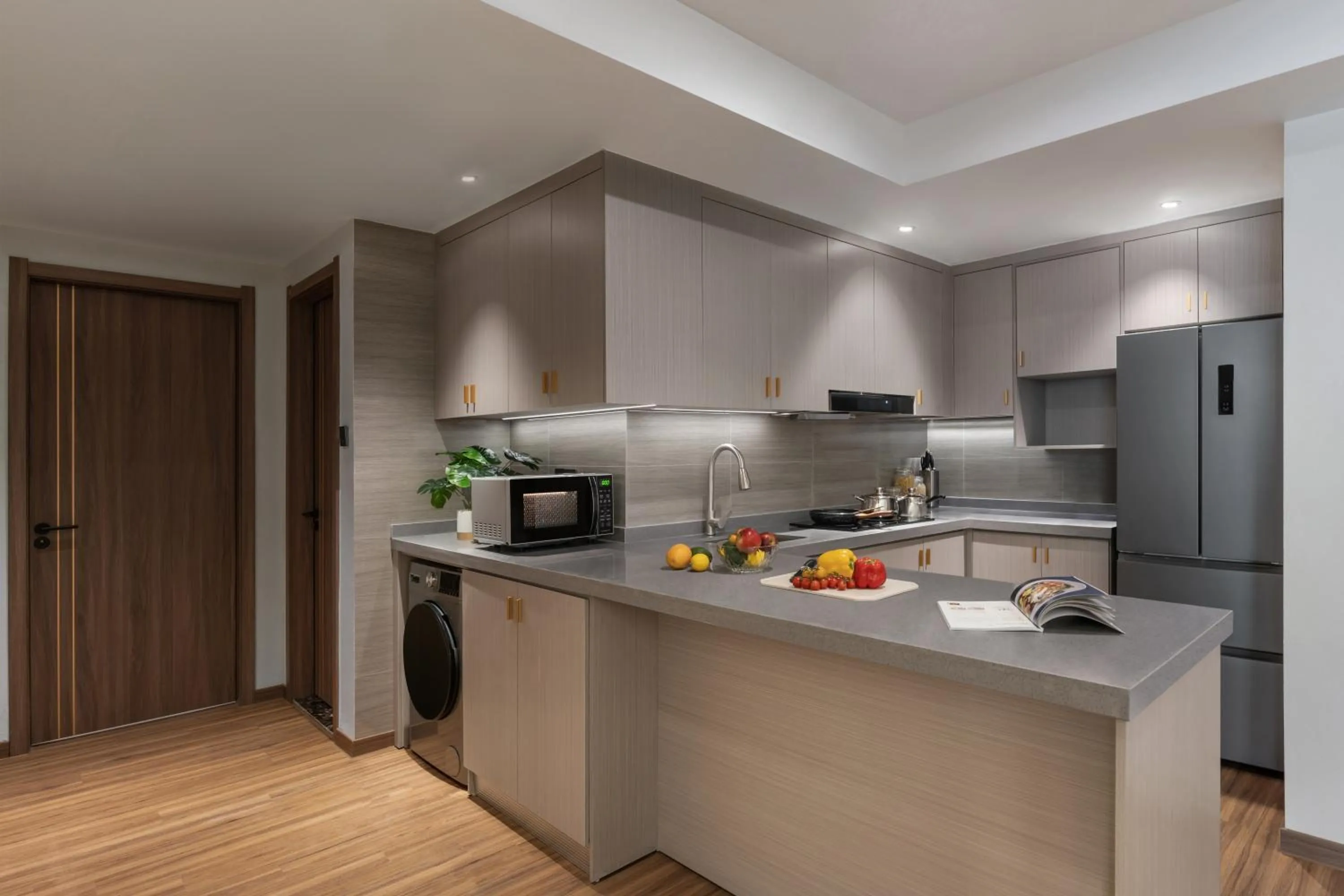 Kitchen or kitchenette in Citadines Zhengda Mall Hefei