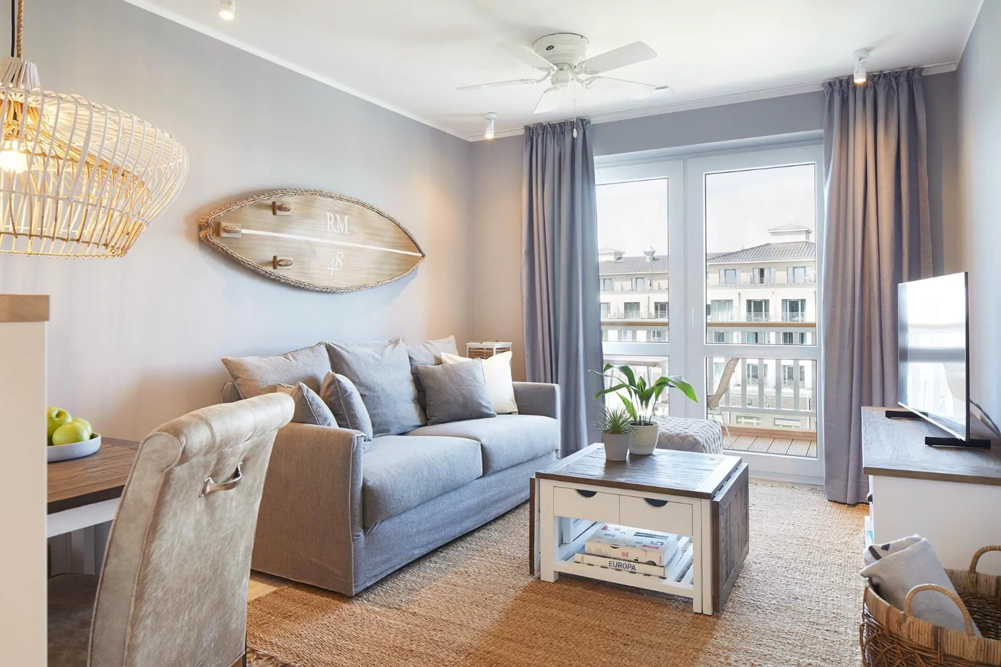 Living room in Beach Apartments Büsum