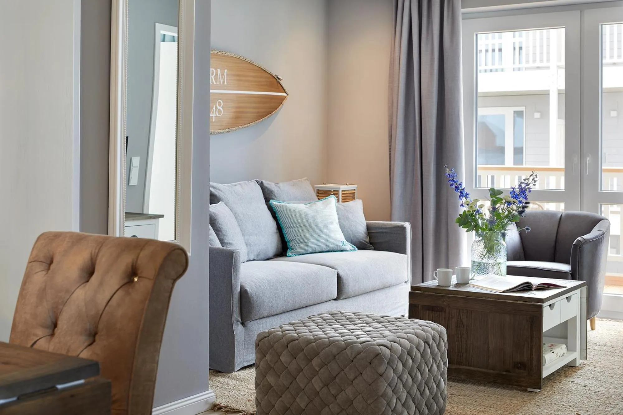 Seating area in Beach Apartments Büsum