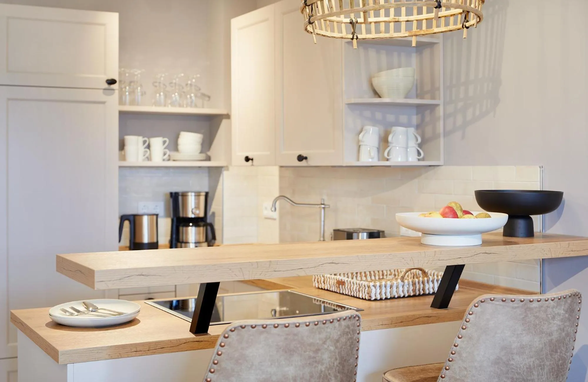 kitchen in Beach Apartments Büsum