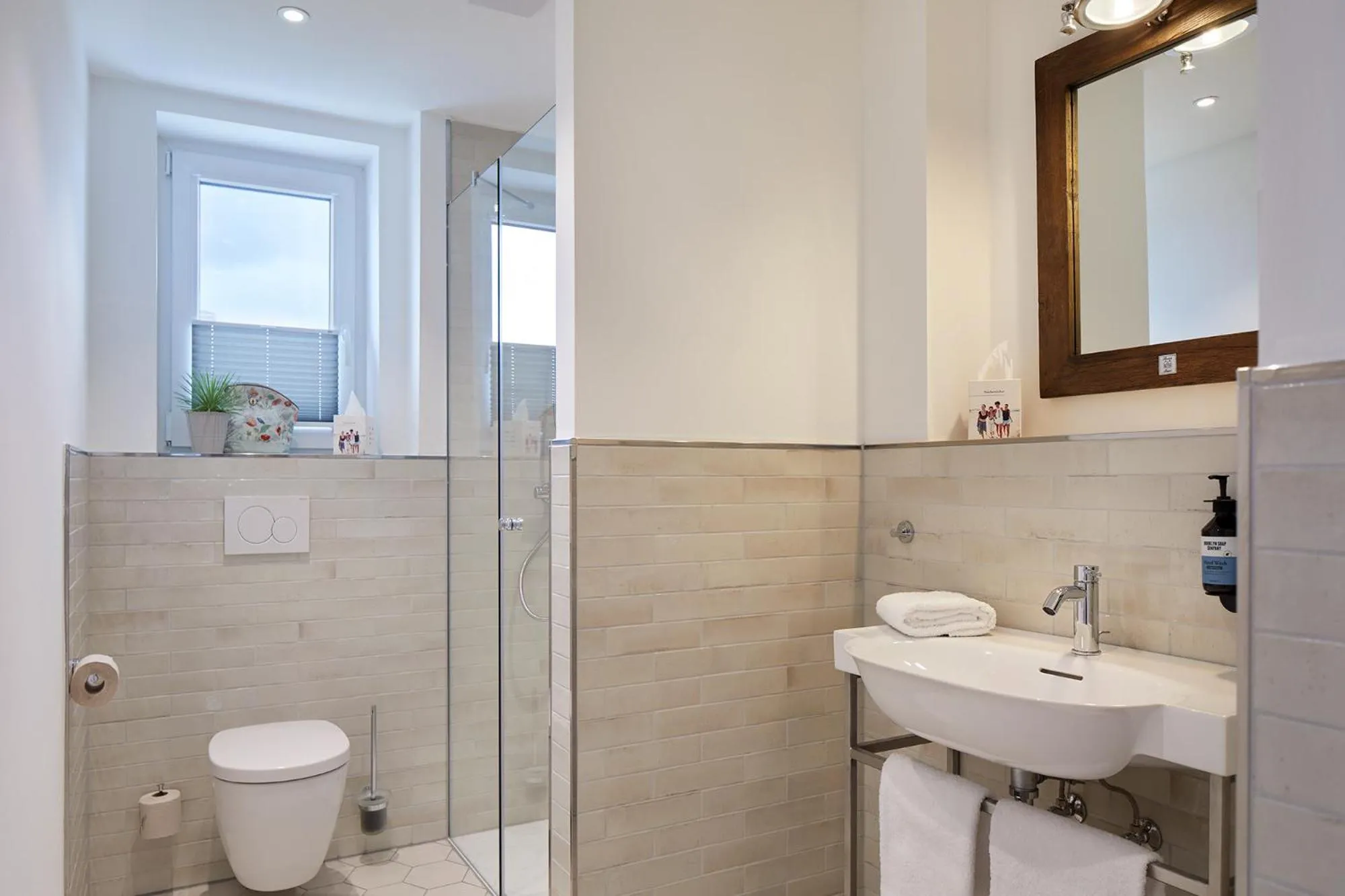 Bathroom in Beach Apartments Büsum