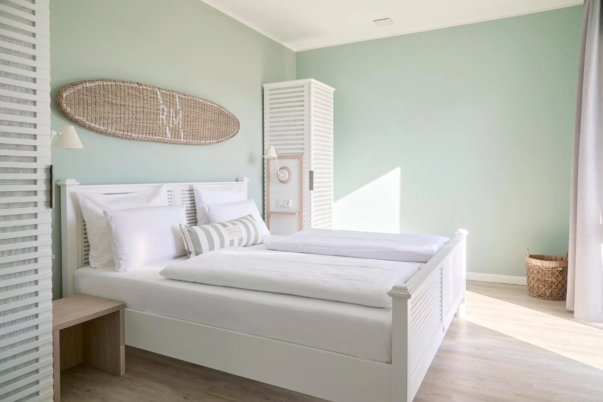 Bedroom, Bed in Beach Apartments Büsum