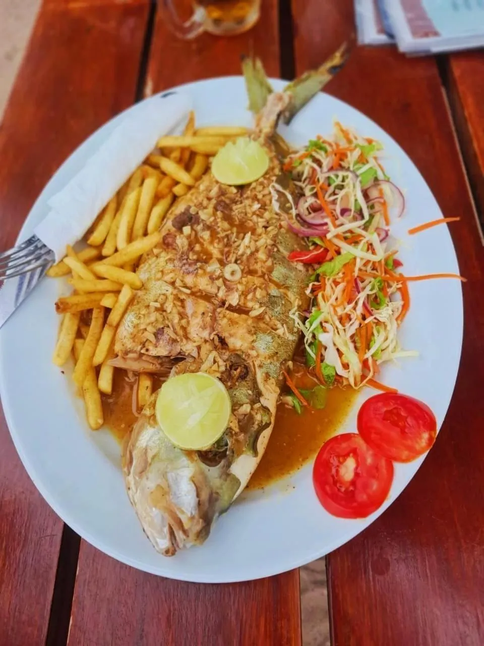 Food in Hotel Coral Bay