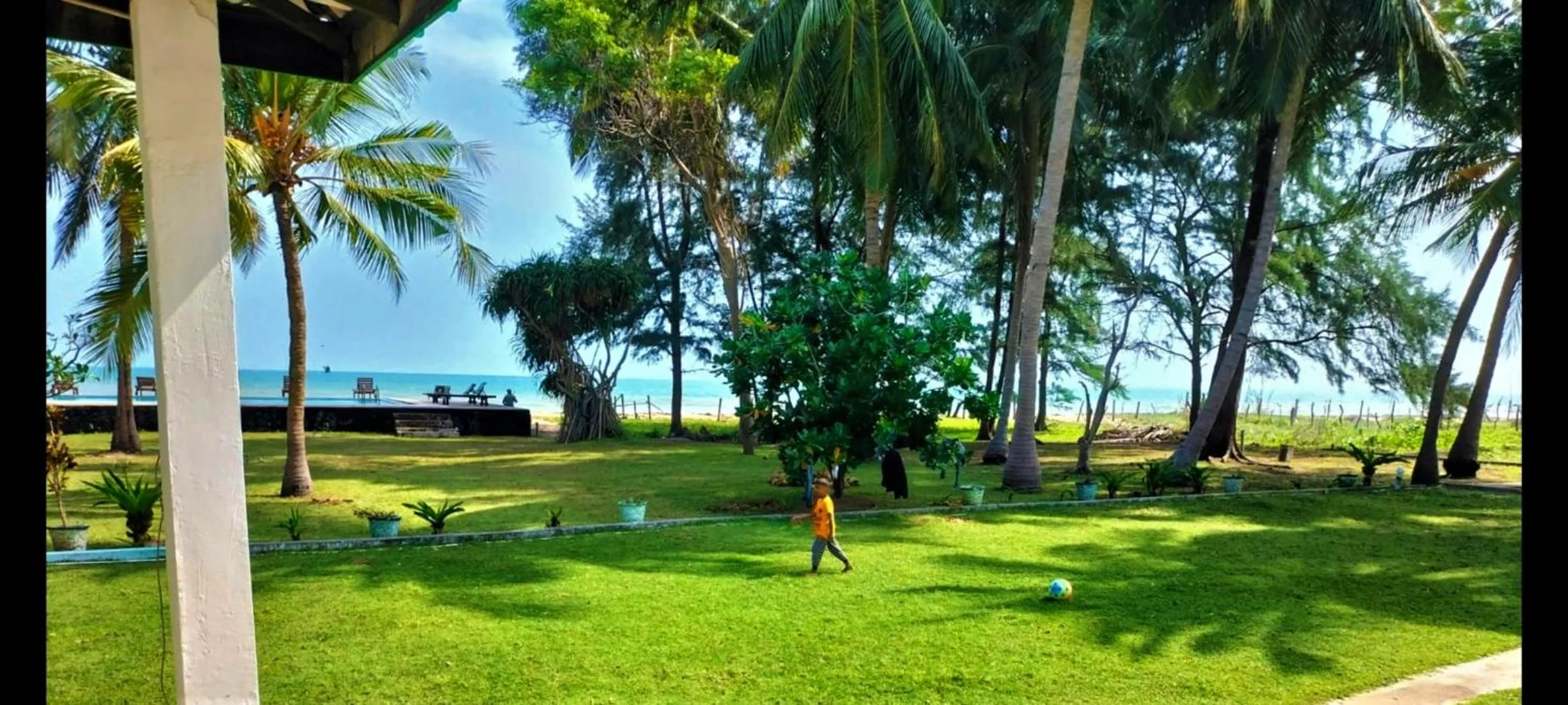 Natural landscape in Hotel Coral Bay