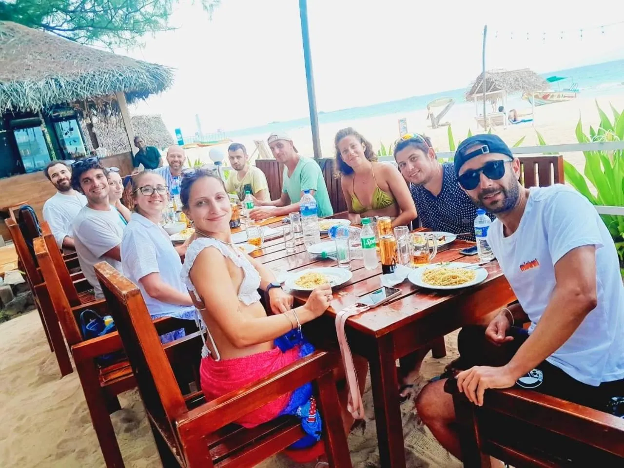 group of guests in Hotel Coral Bay