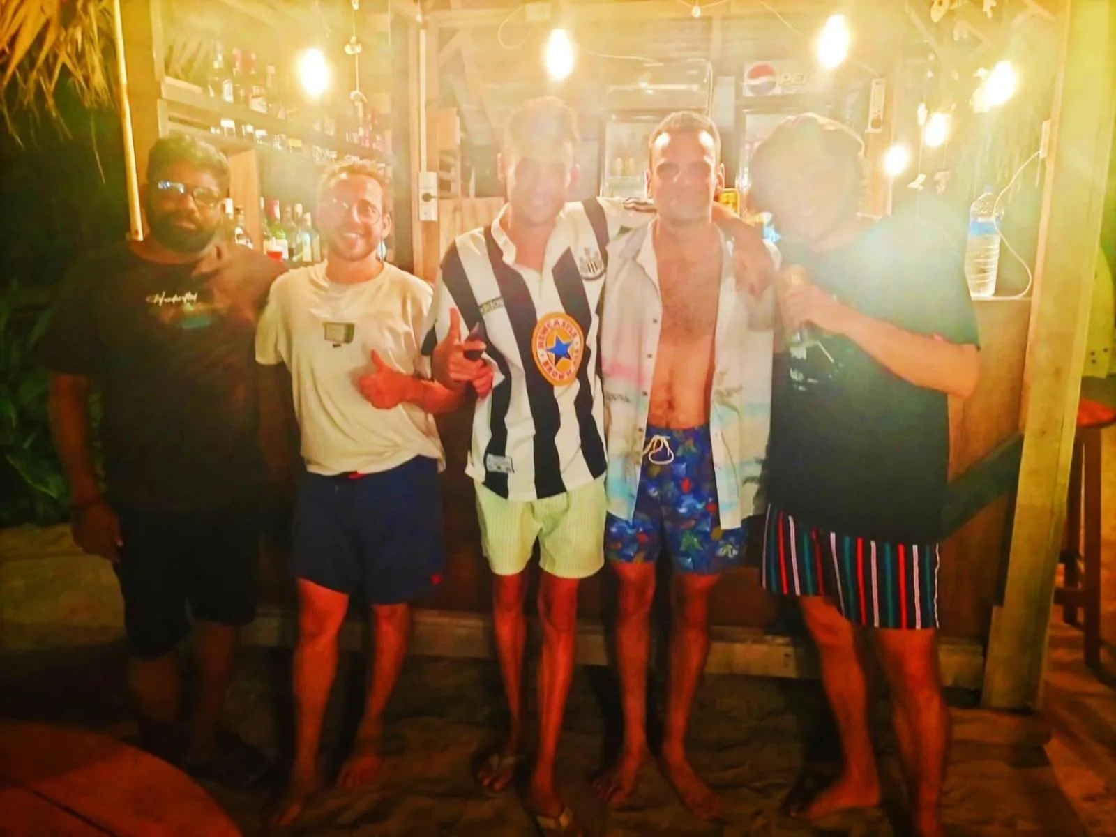 group of guests in Hotel Coral Bay