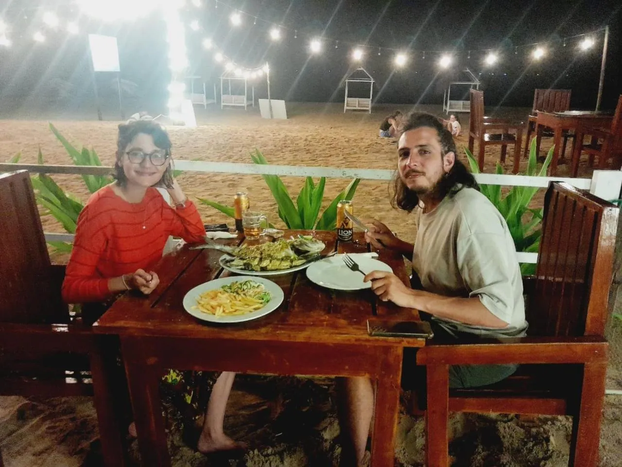 Dinner in Hotel Coral Bay