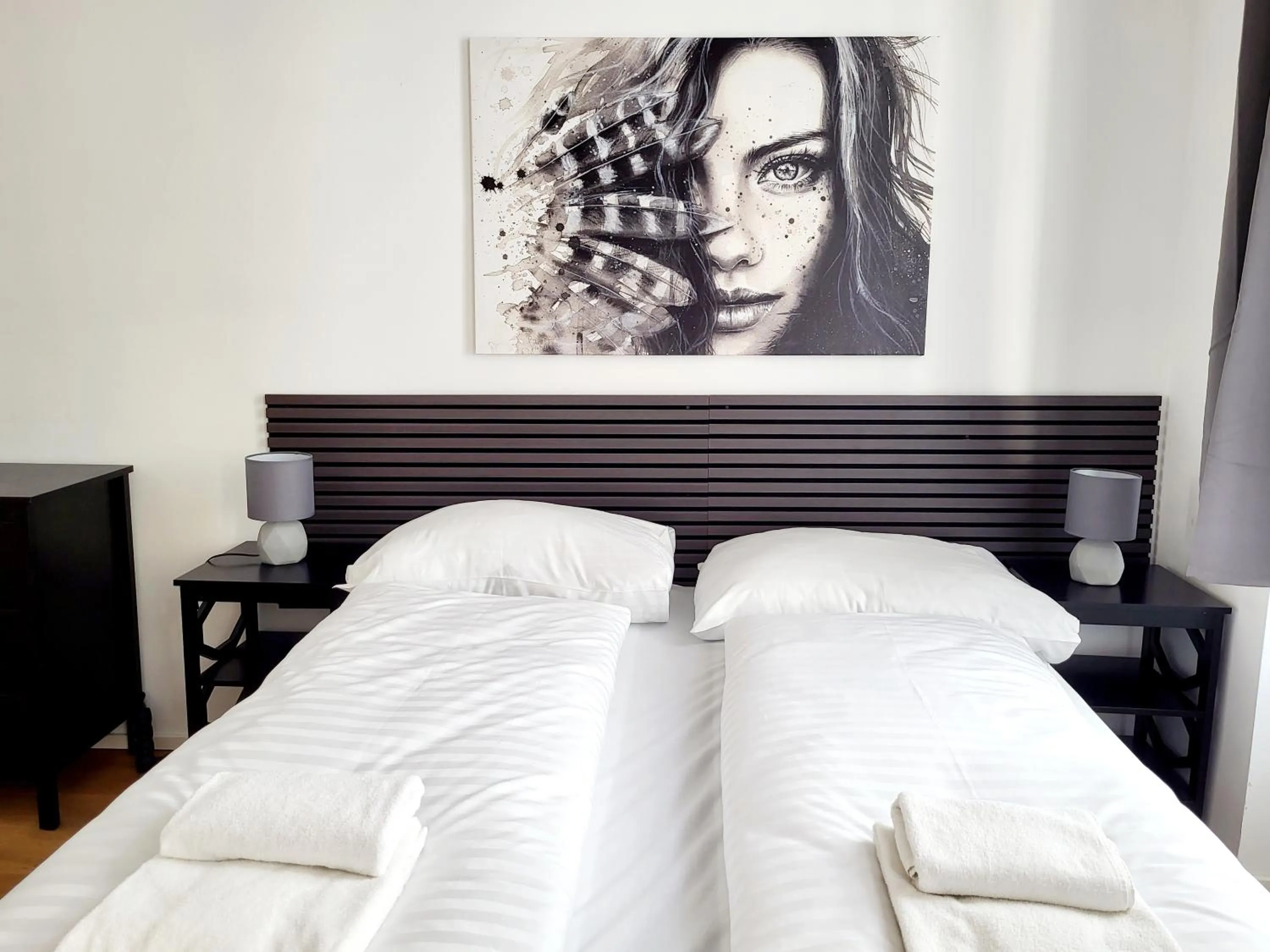 Bed in Floridsdorfer Apartment - Free Highspeed-Internet