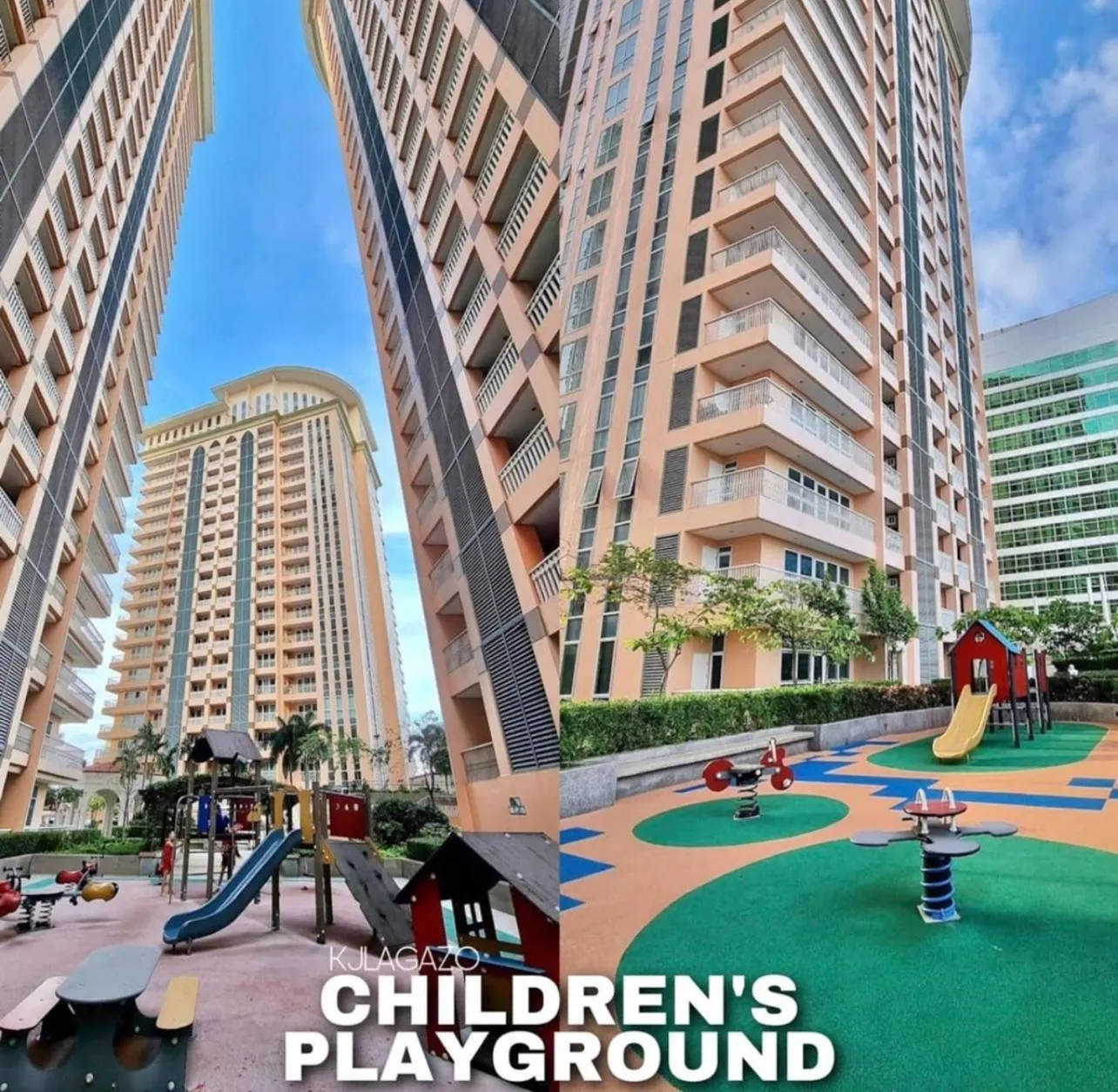 Children play ground in Luxury 1BR Unit with Pool at Venice Luxury Residences, Tower Domenico, McKinley Hill, Taguig City
