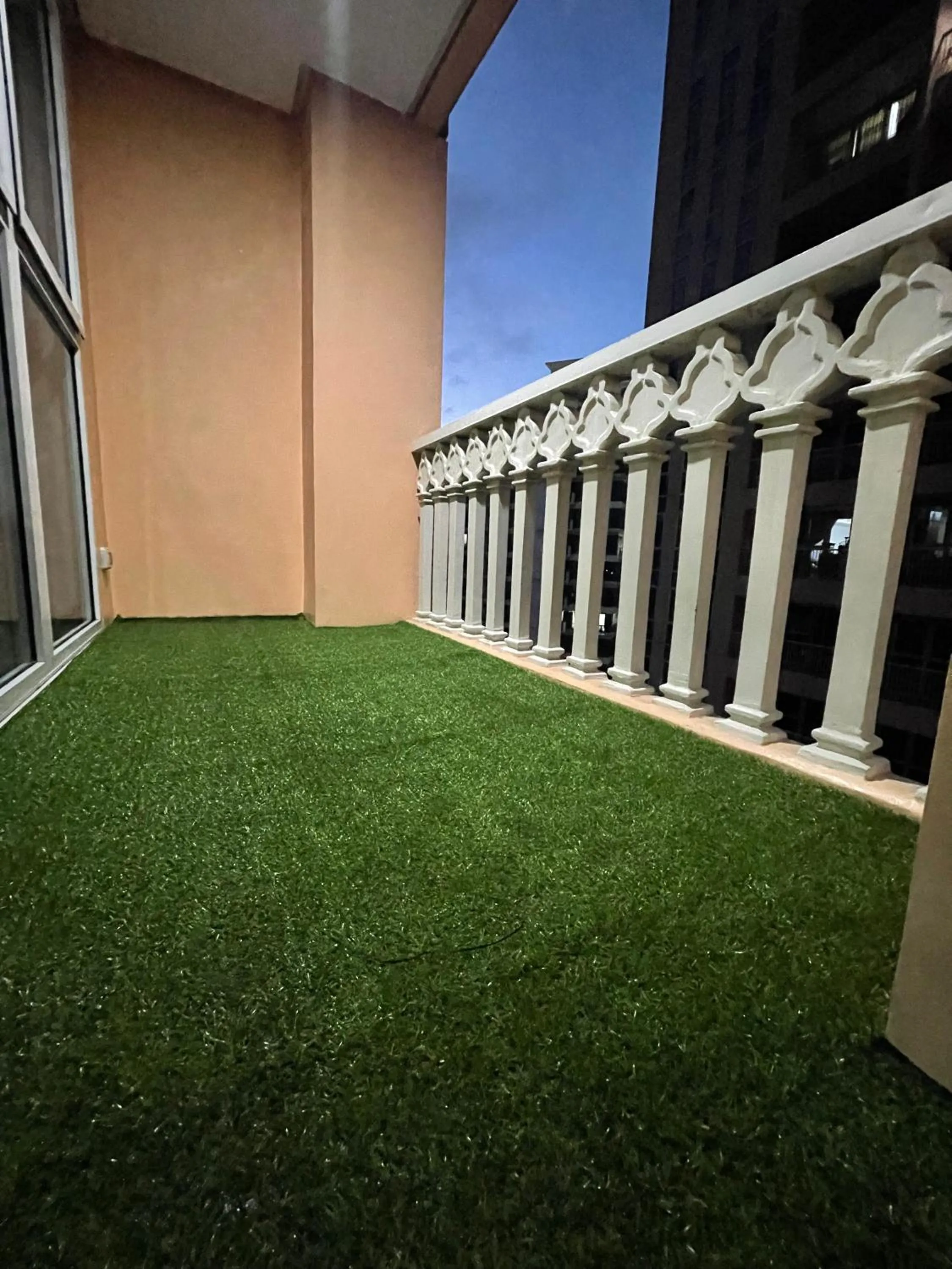 Balcony/Terrace in Luxury 1BR Unit with Pool at Venice Luxury Residences, Tower Domenico, McKinley Hill, Taguig City