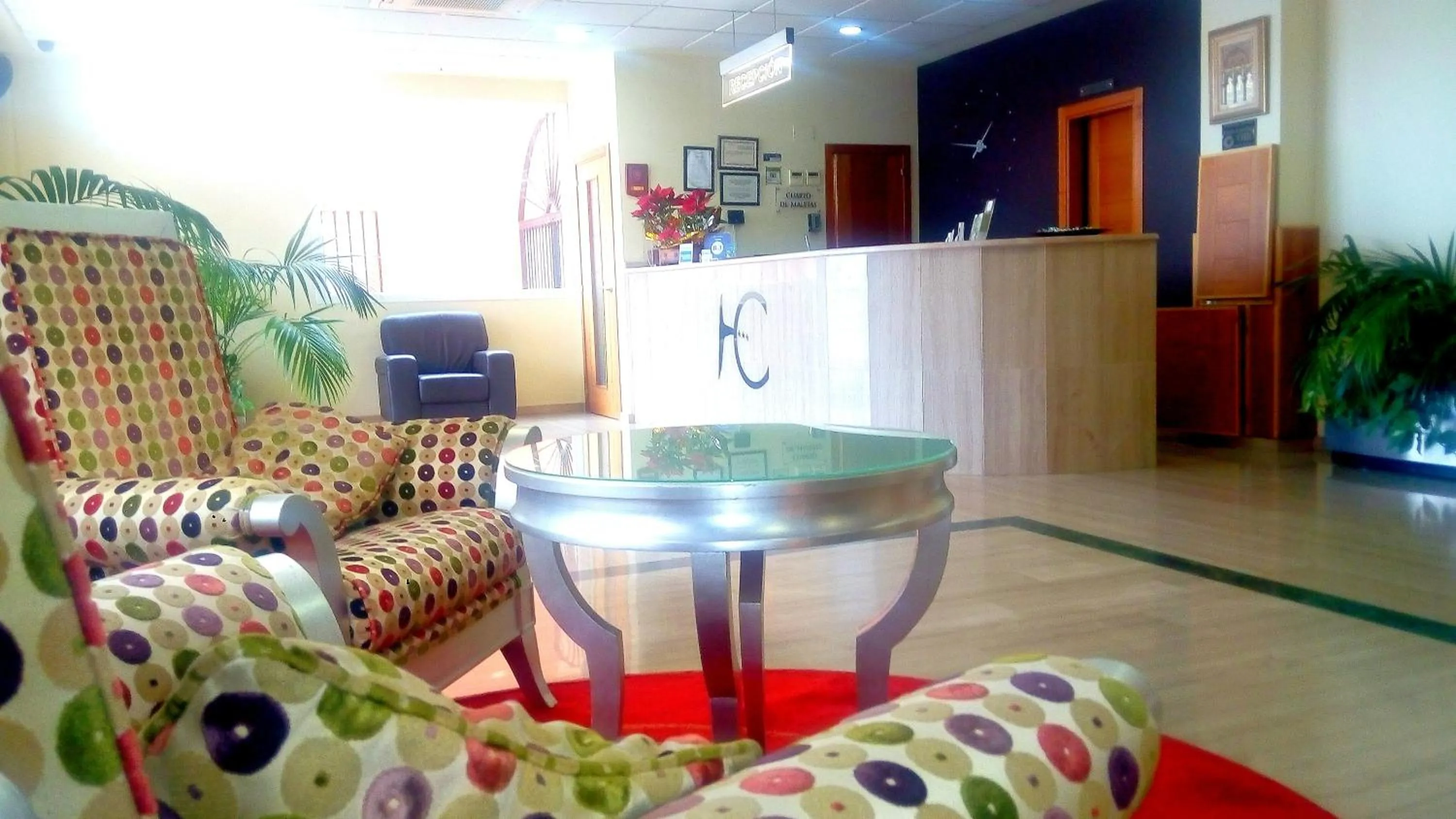 Lobby or reception in Hotel Carmen