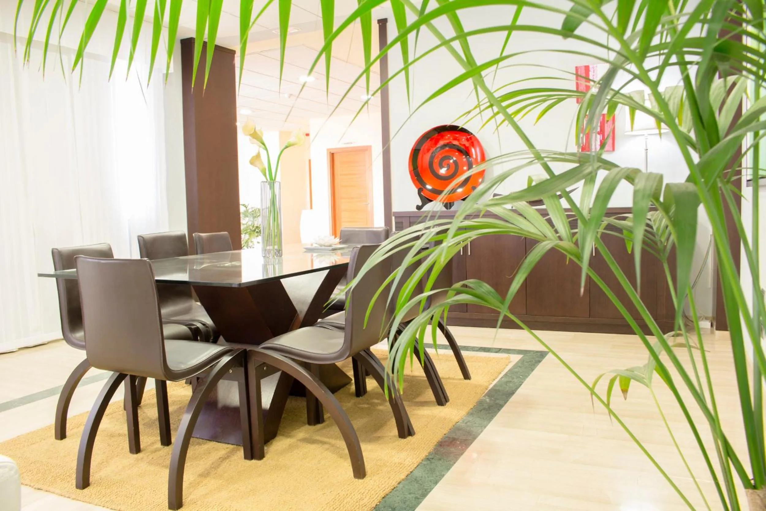 Communal lounge/ TV room in Hotel Carmen