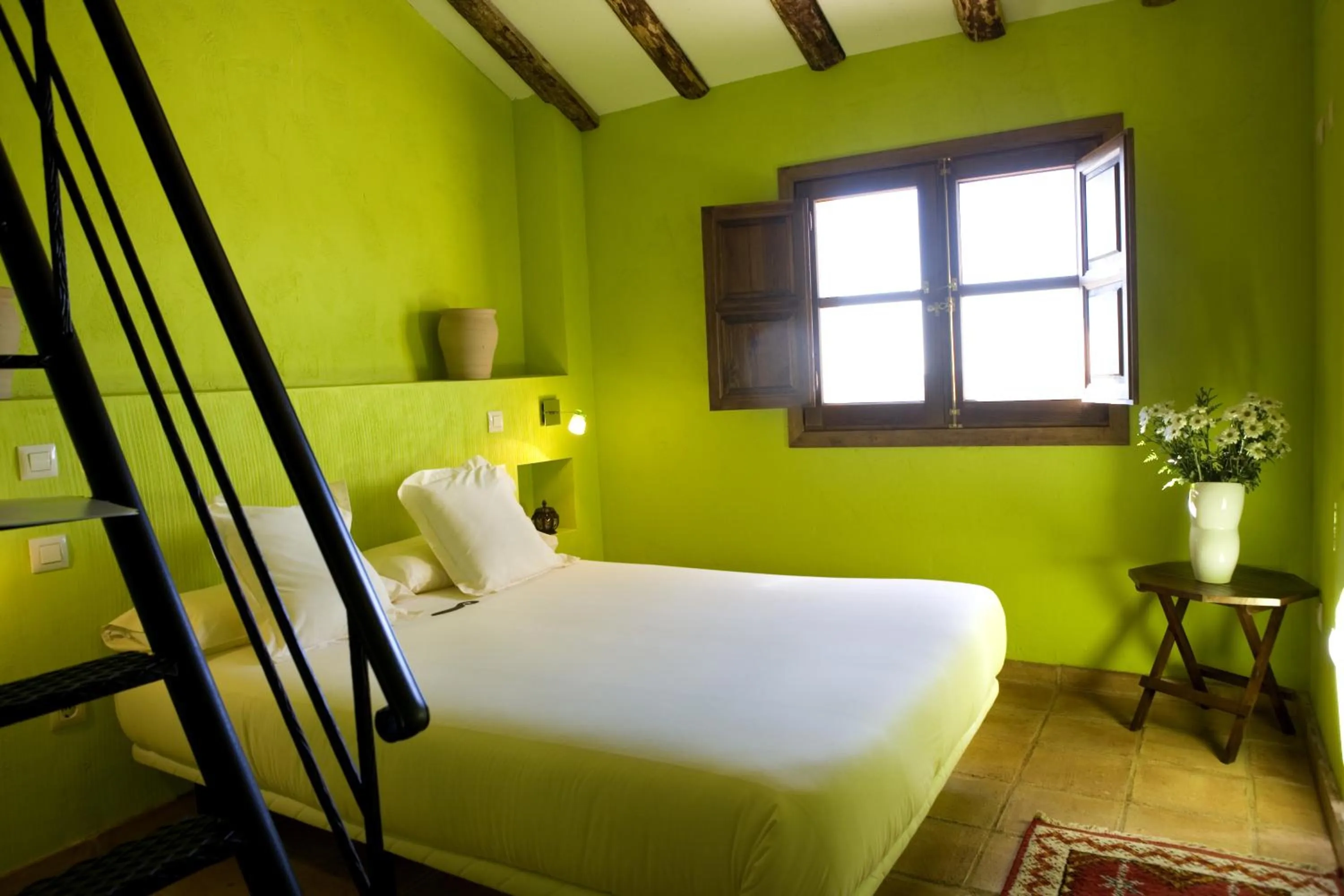 Bed in Hotel Rural La Data