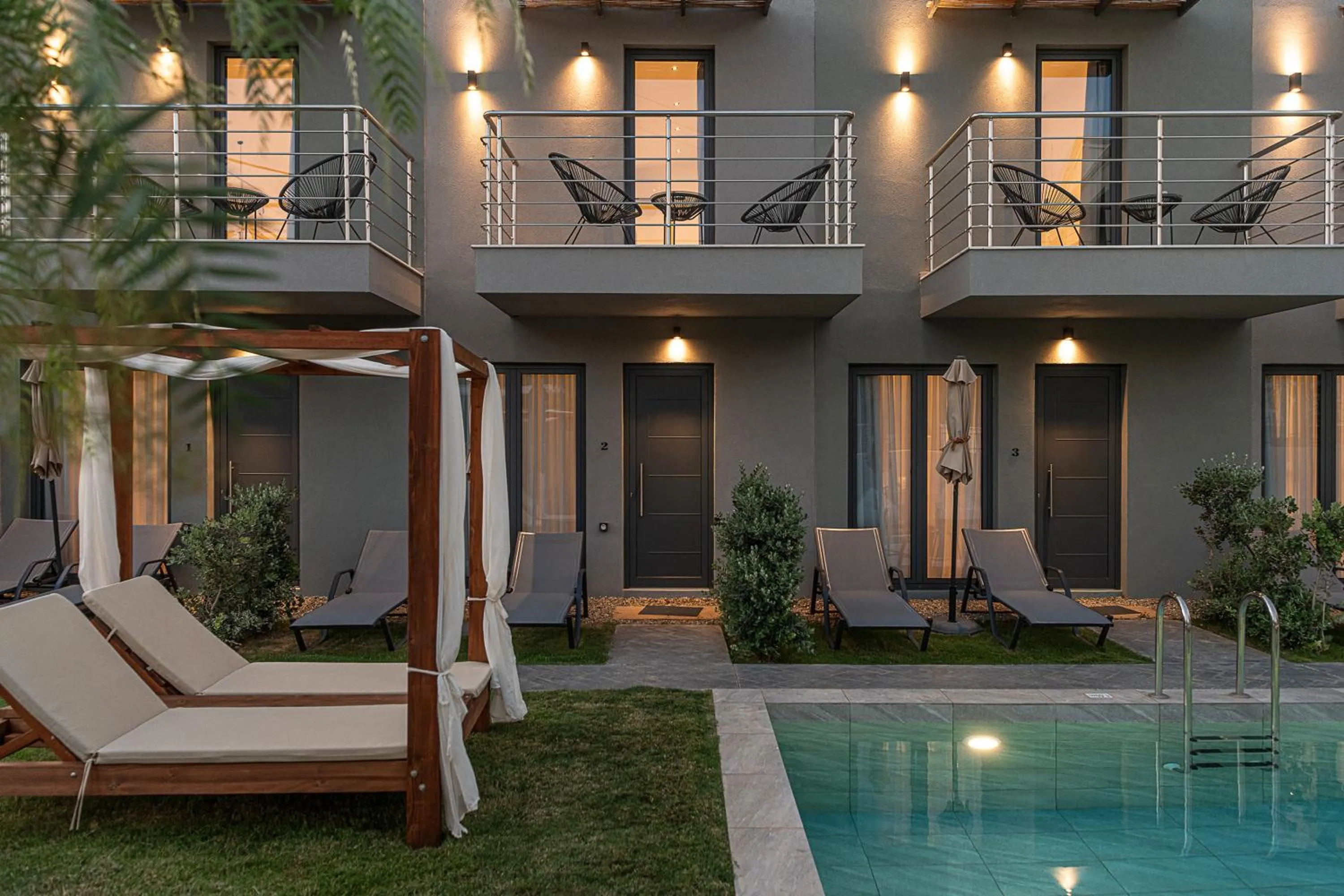 Patio in NEK Suites - Adults Only