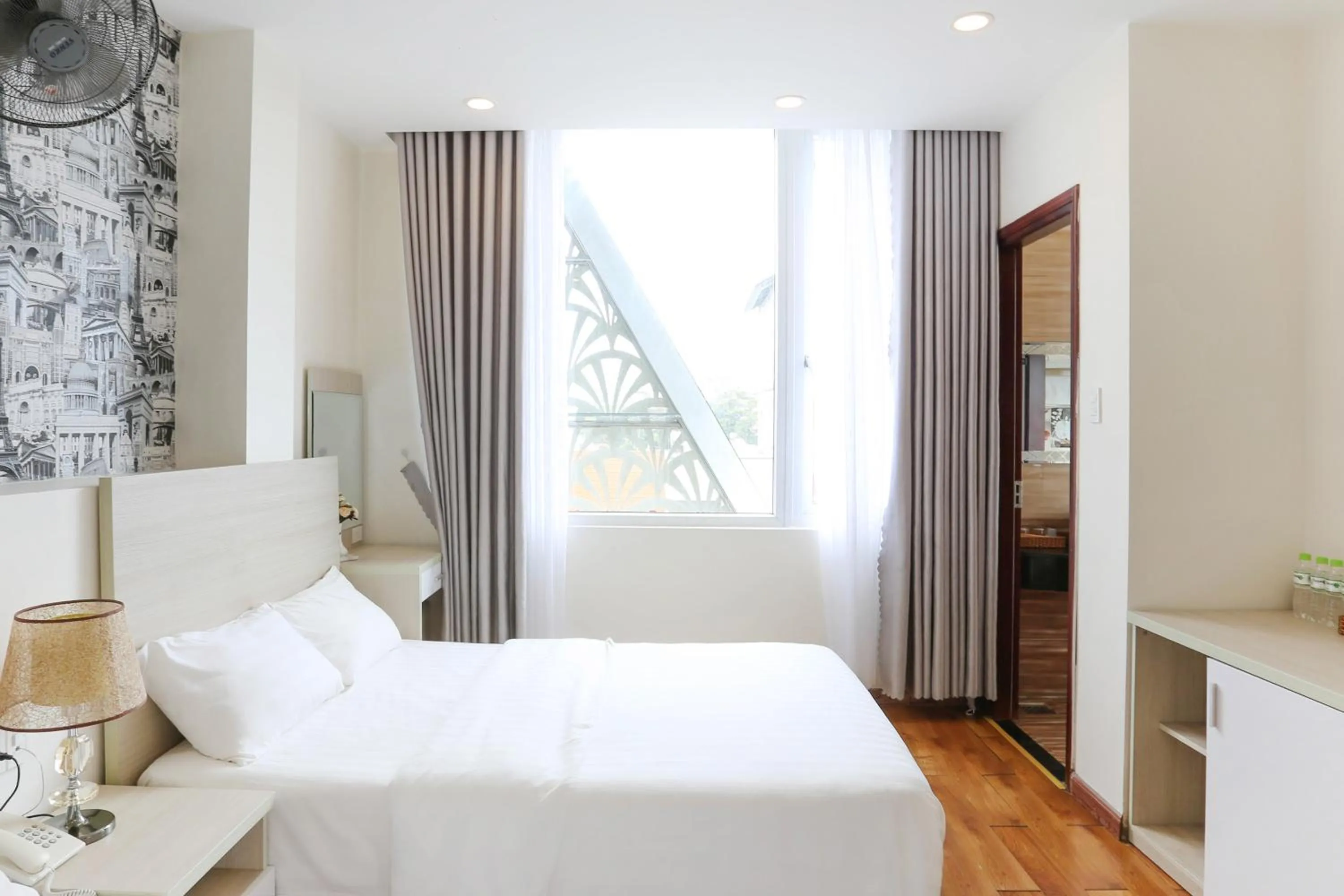 Bed in TTR Vincent Hotel