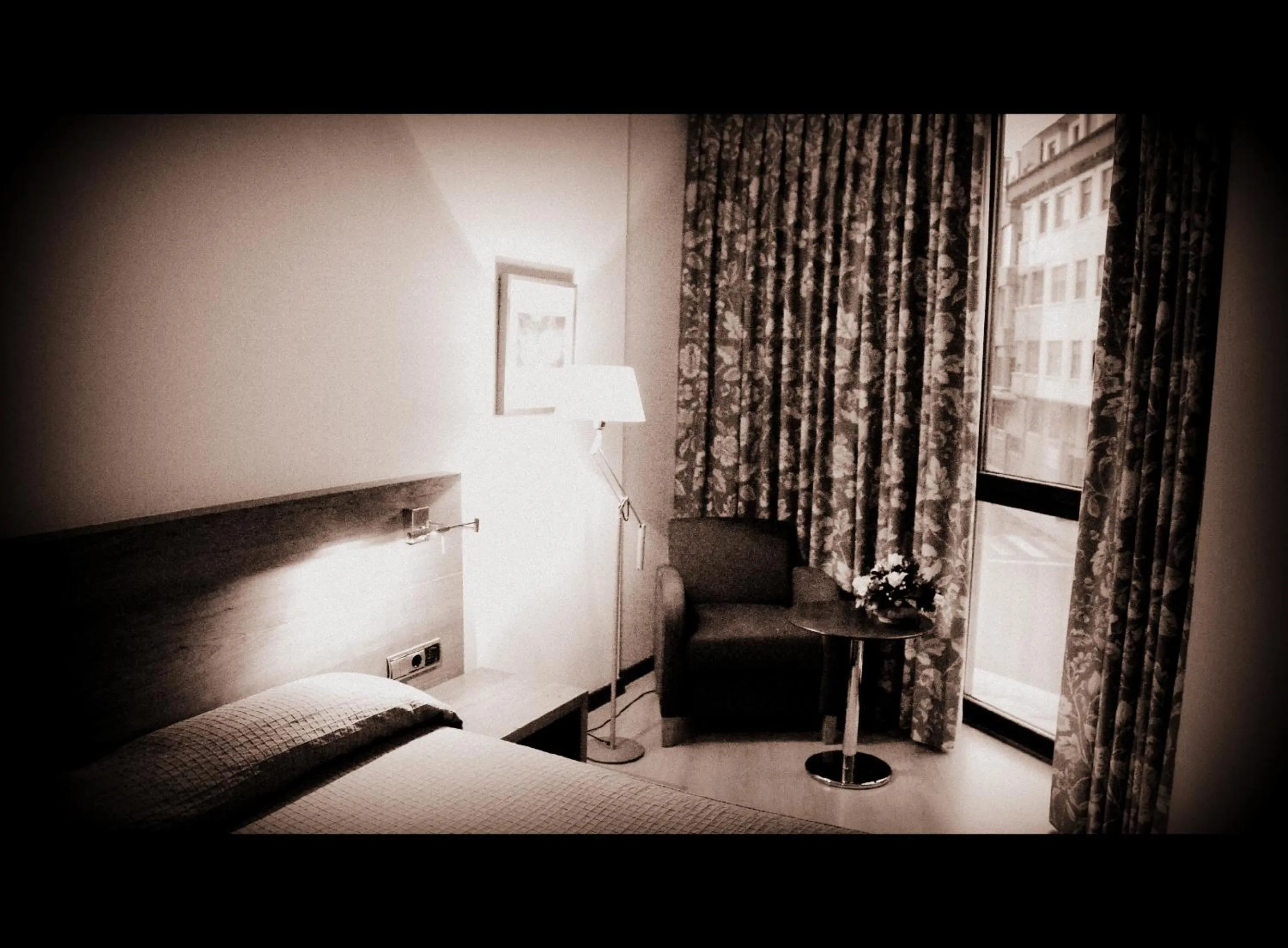 Photo of the whole room, Bed in Hotel Mieres del Camino