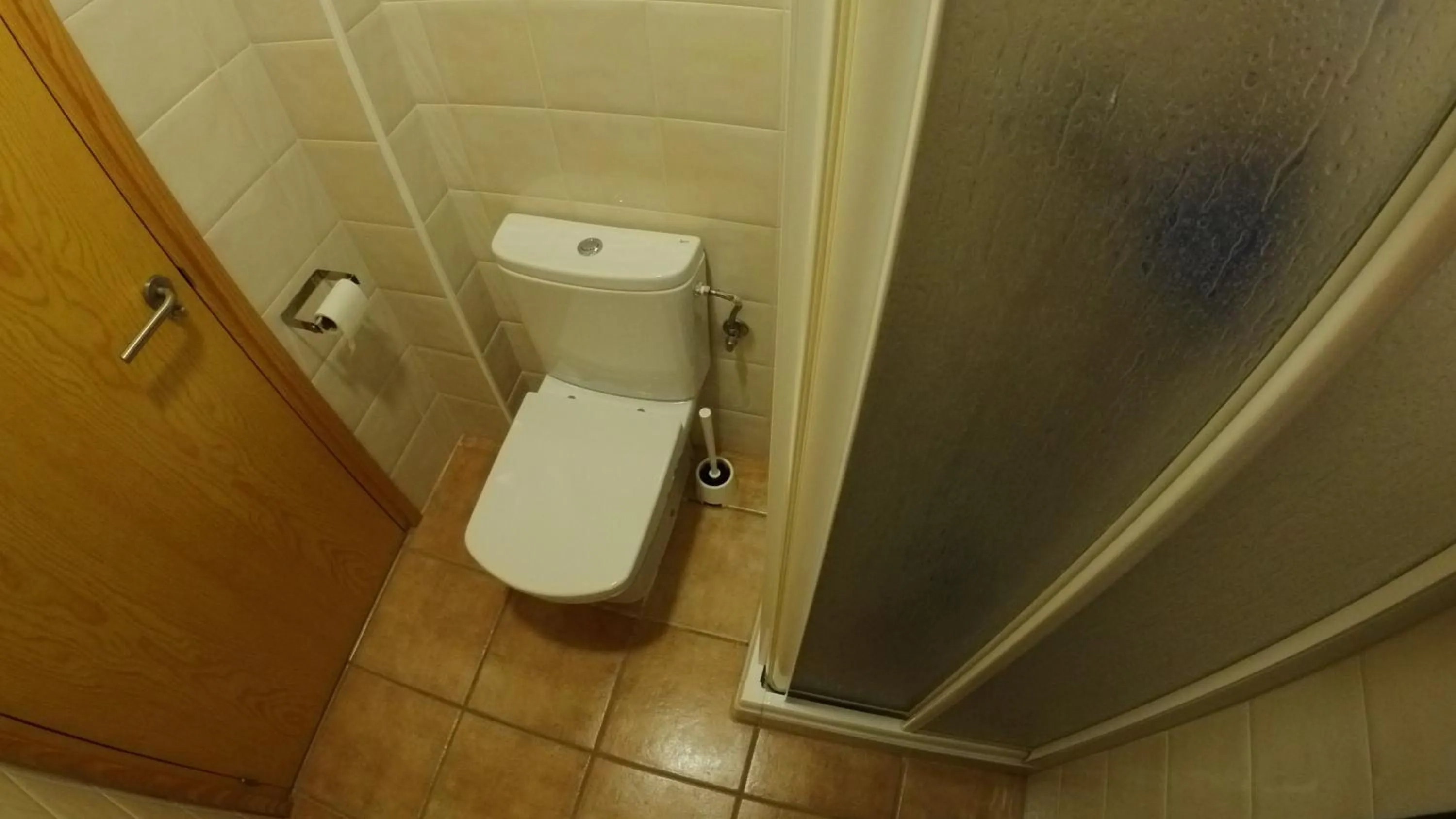 Bathroom in Castell de Ceuró. Hotel Rural