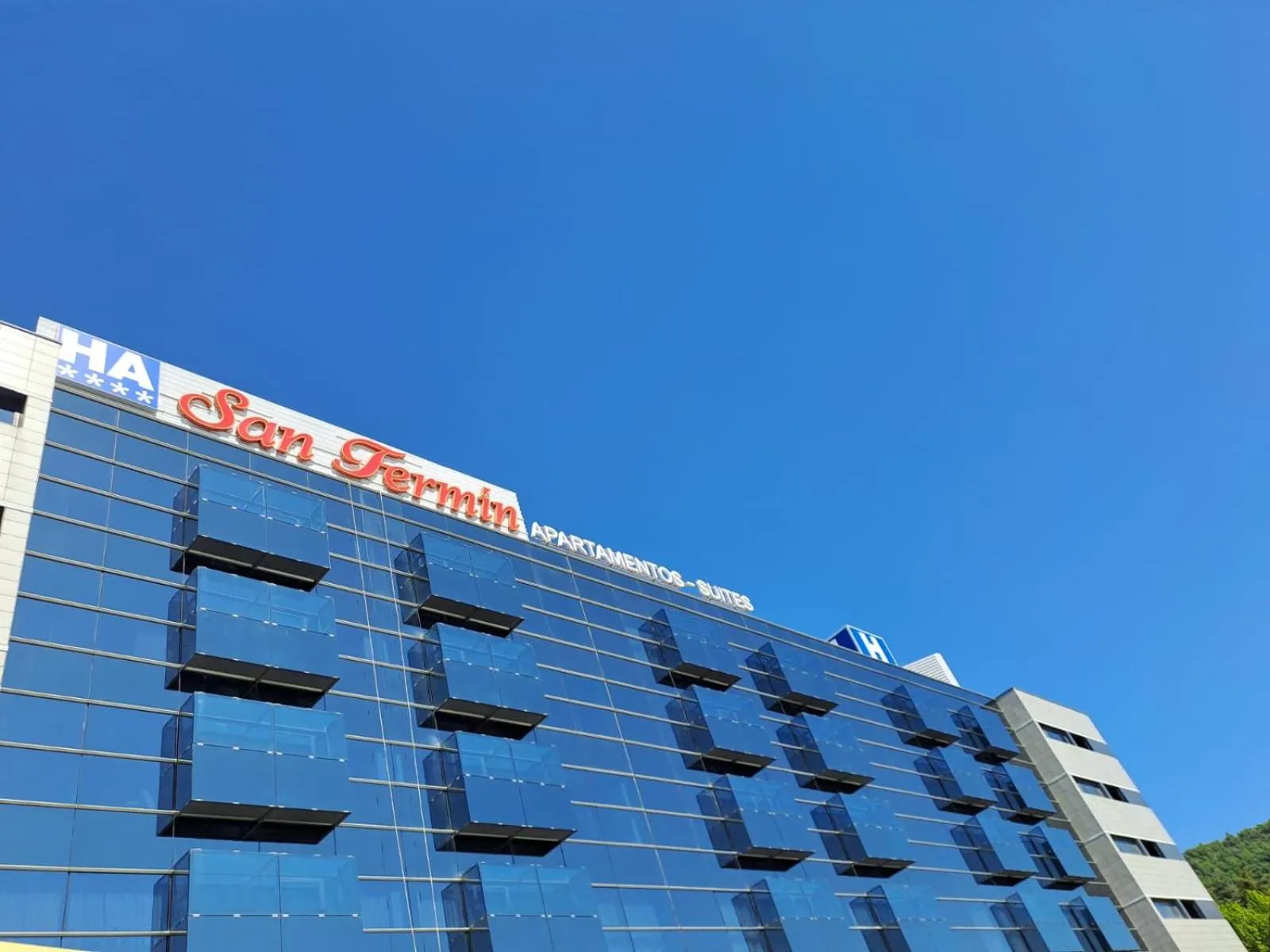 Property building in Hotel Apartamentos San Fermín Pamplona