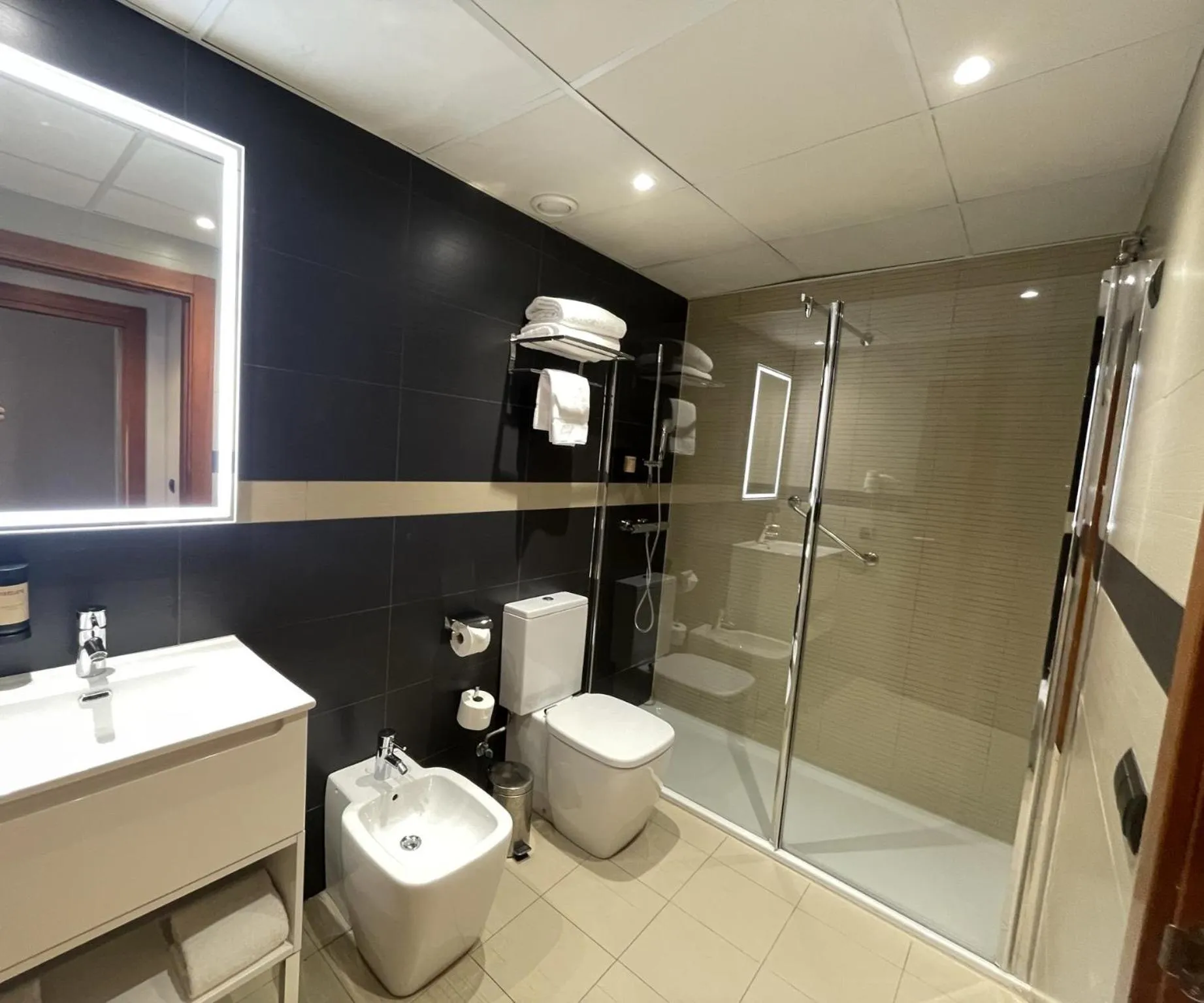 Shower in Hotel Apartamentos San Fermín Pamplona