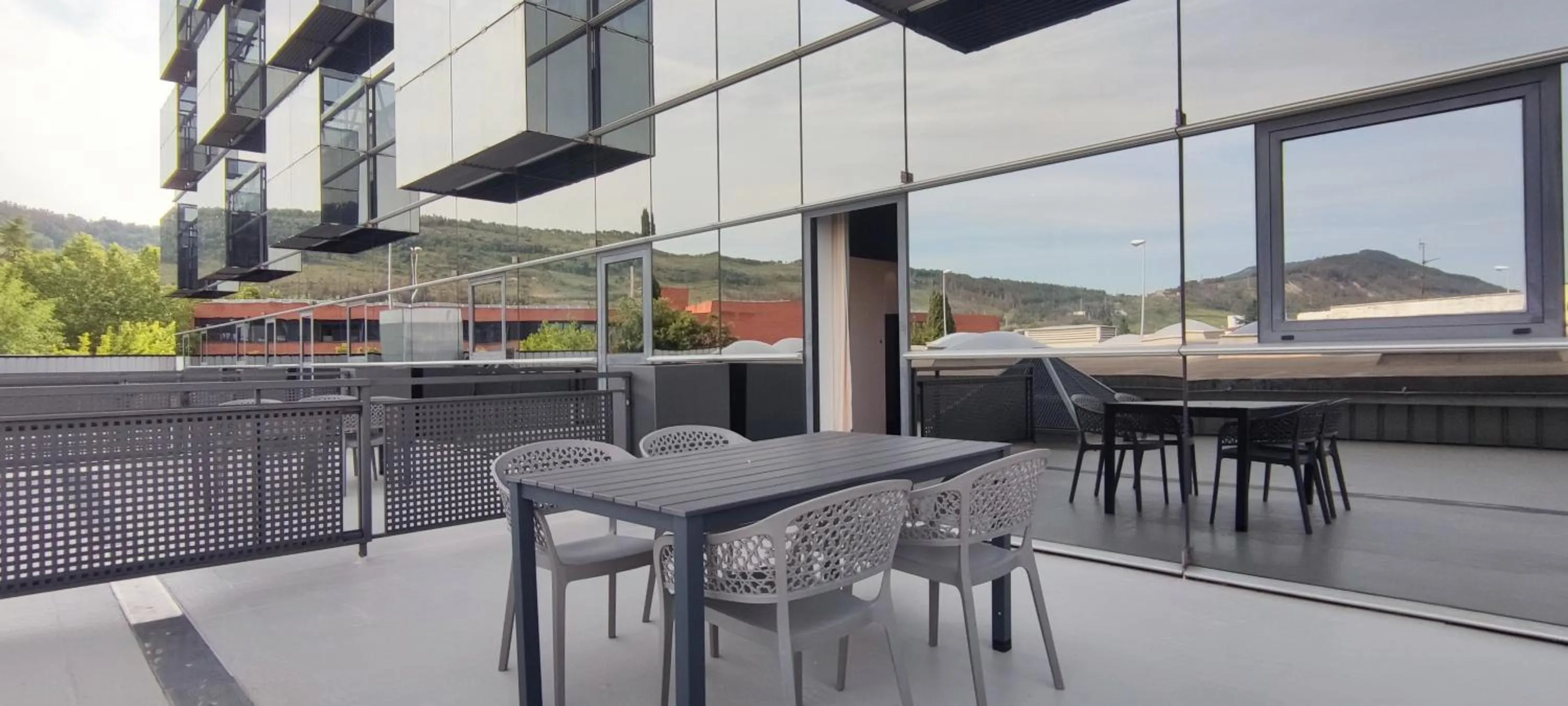Patio in Hotel Apartamentos San Fermín Pamplona
