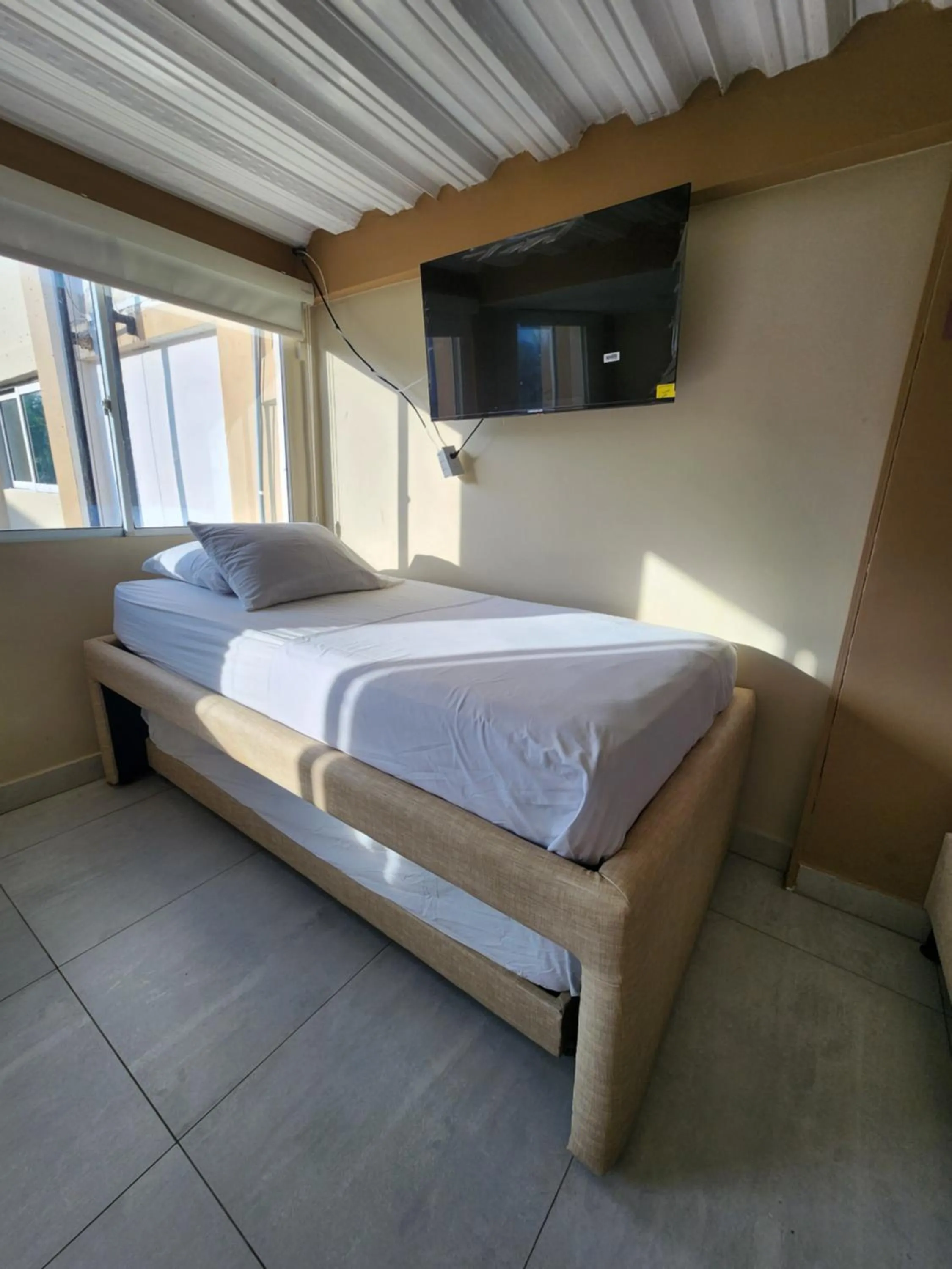 Bed in Hotel y Cabañas Covemar