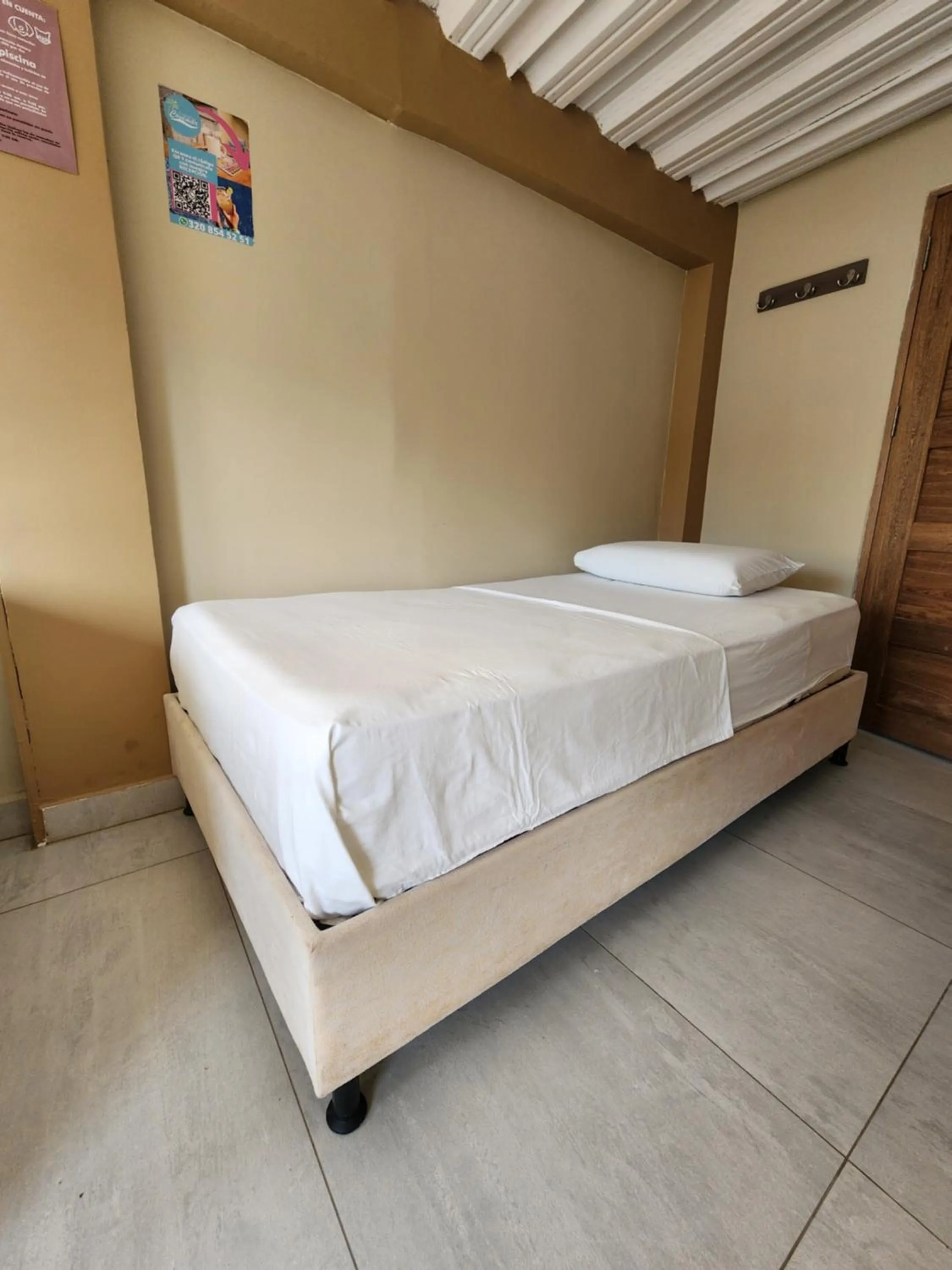 Bed in Hotel y Cabañas Covemar