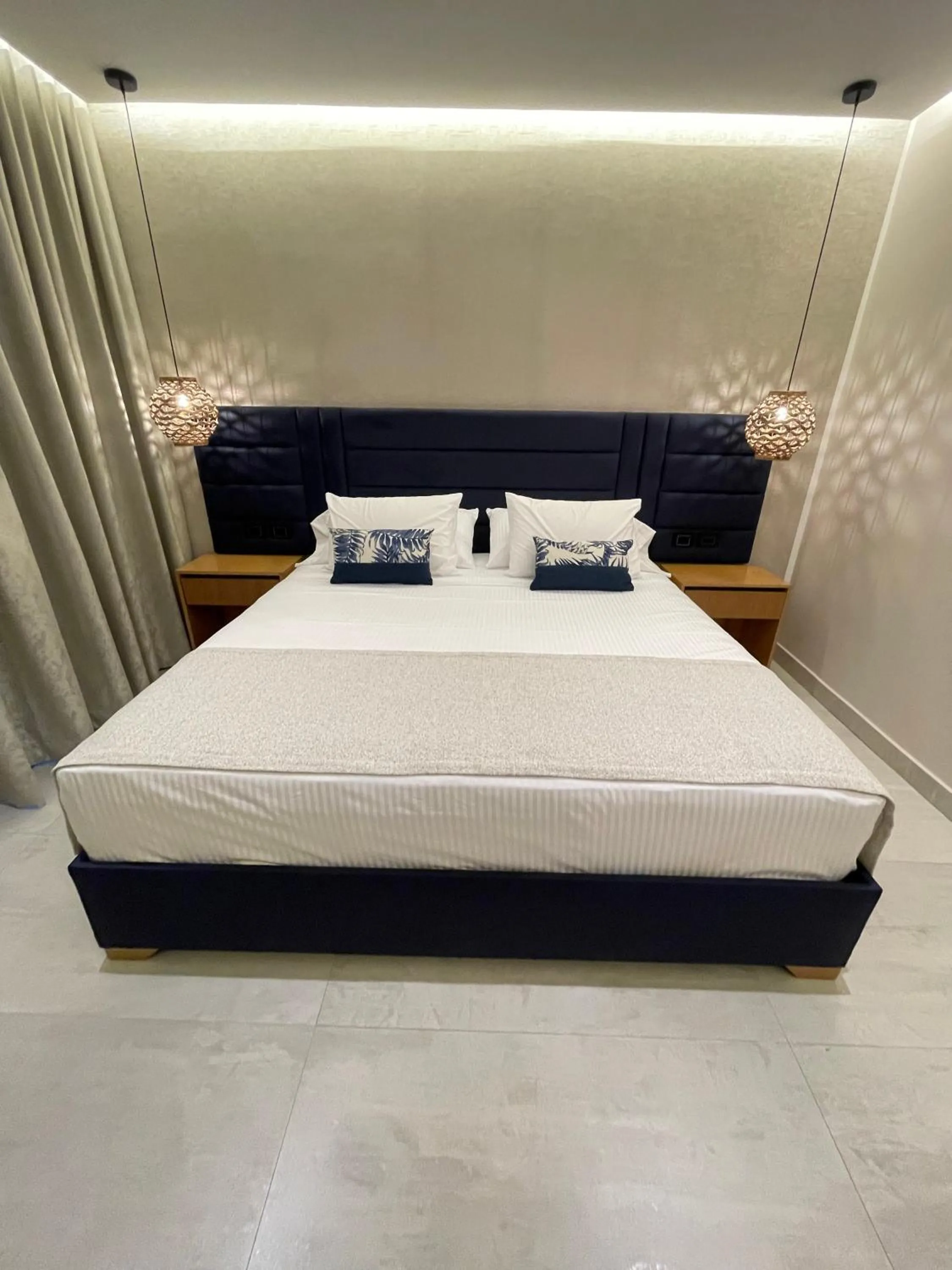 Bed in Hotel y Cabañas Covemar