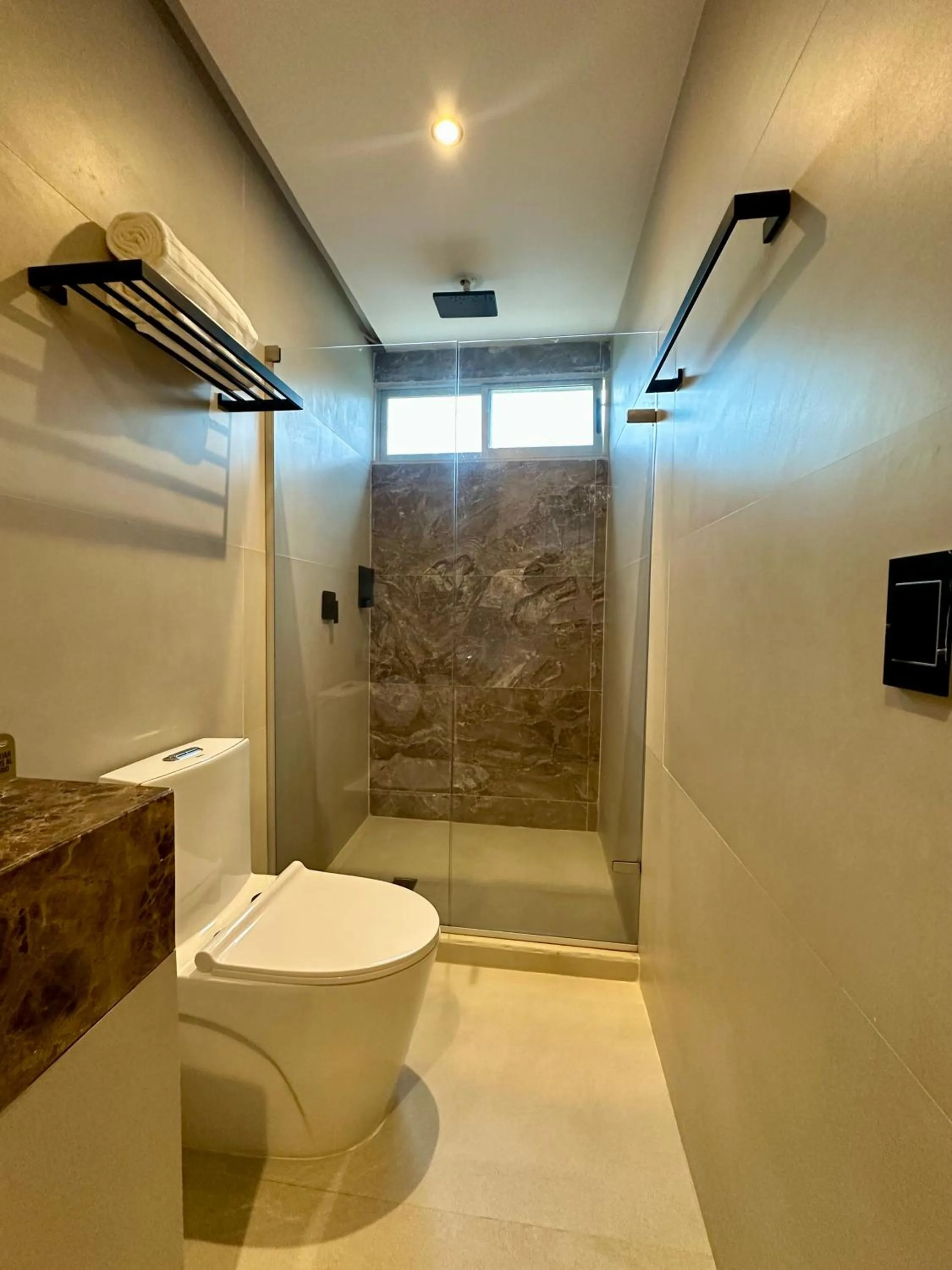 Shower in Hotel y Cabañas Covemar