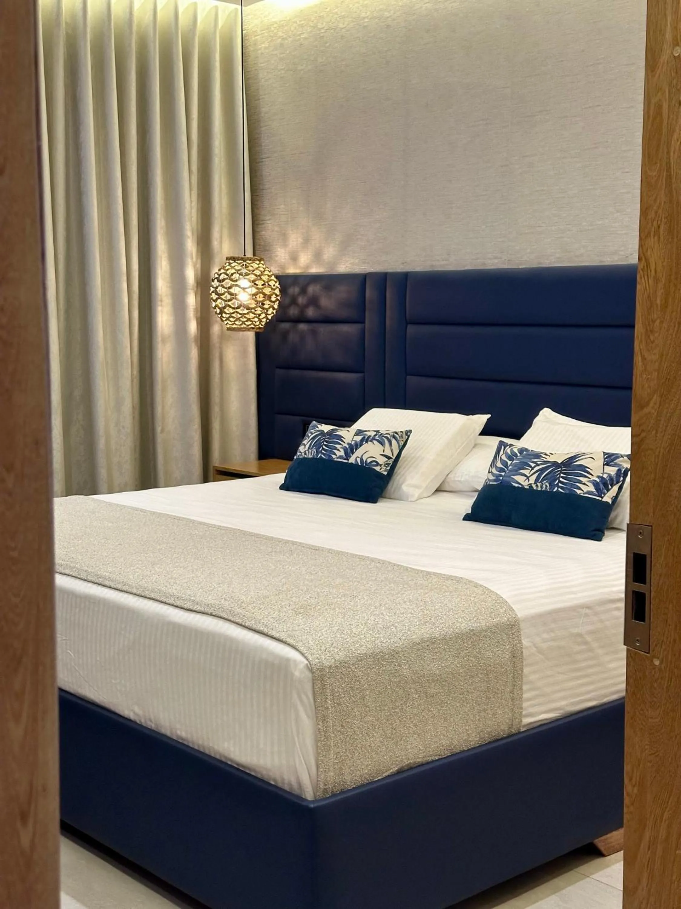 Bed in Hotel y Cabañas Covemar