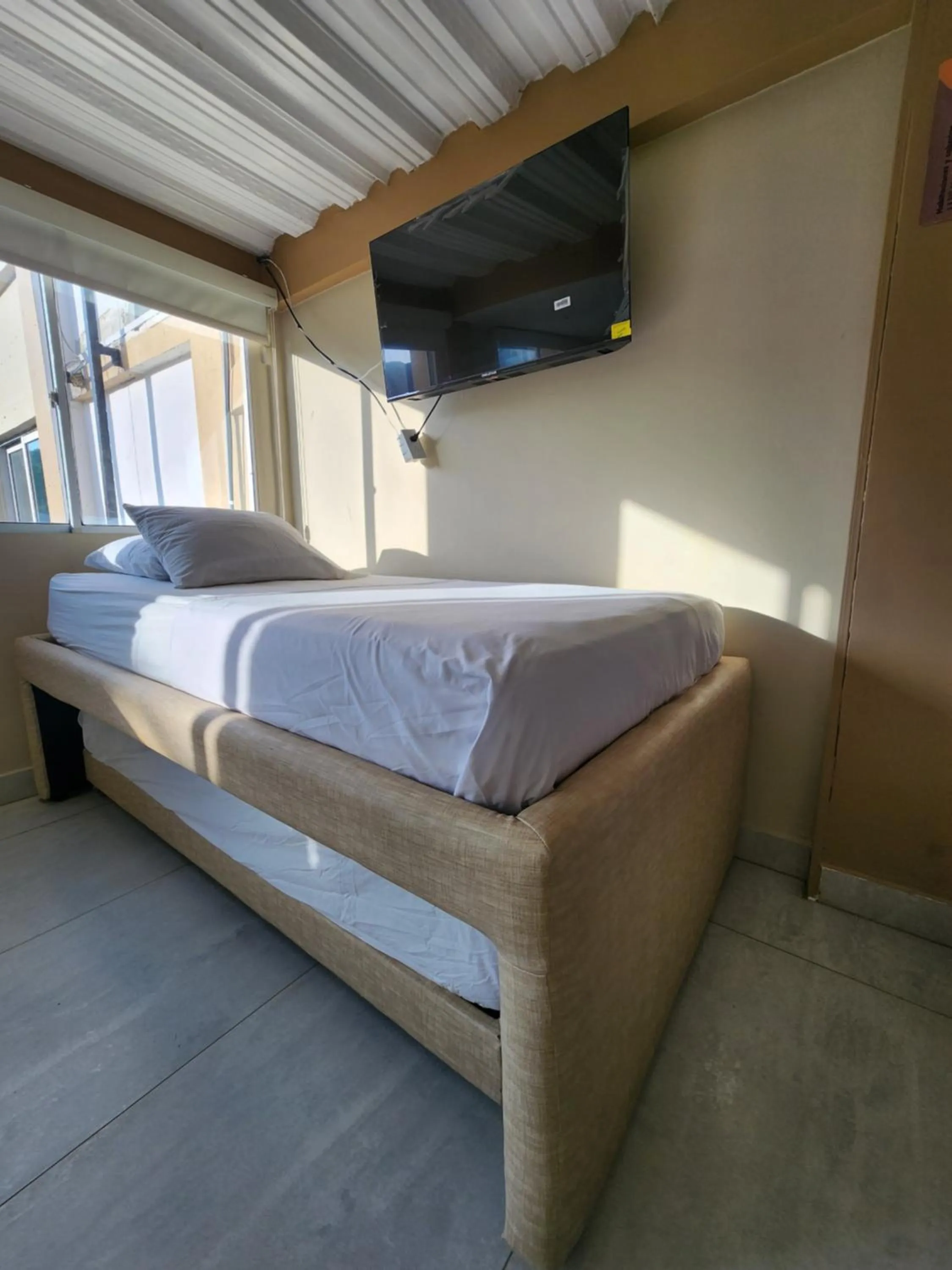 Bed in Hotel y Cabañas Covemar