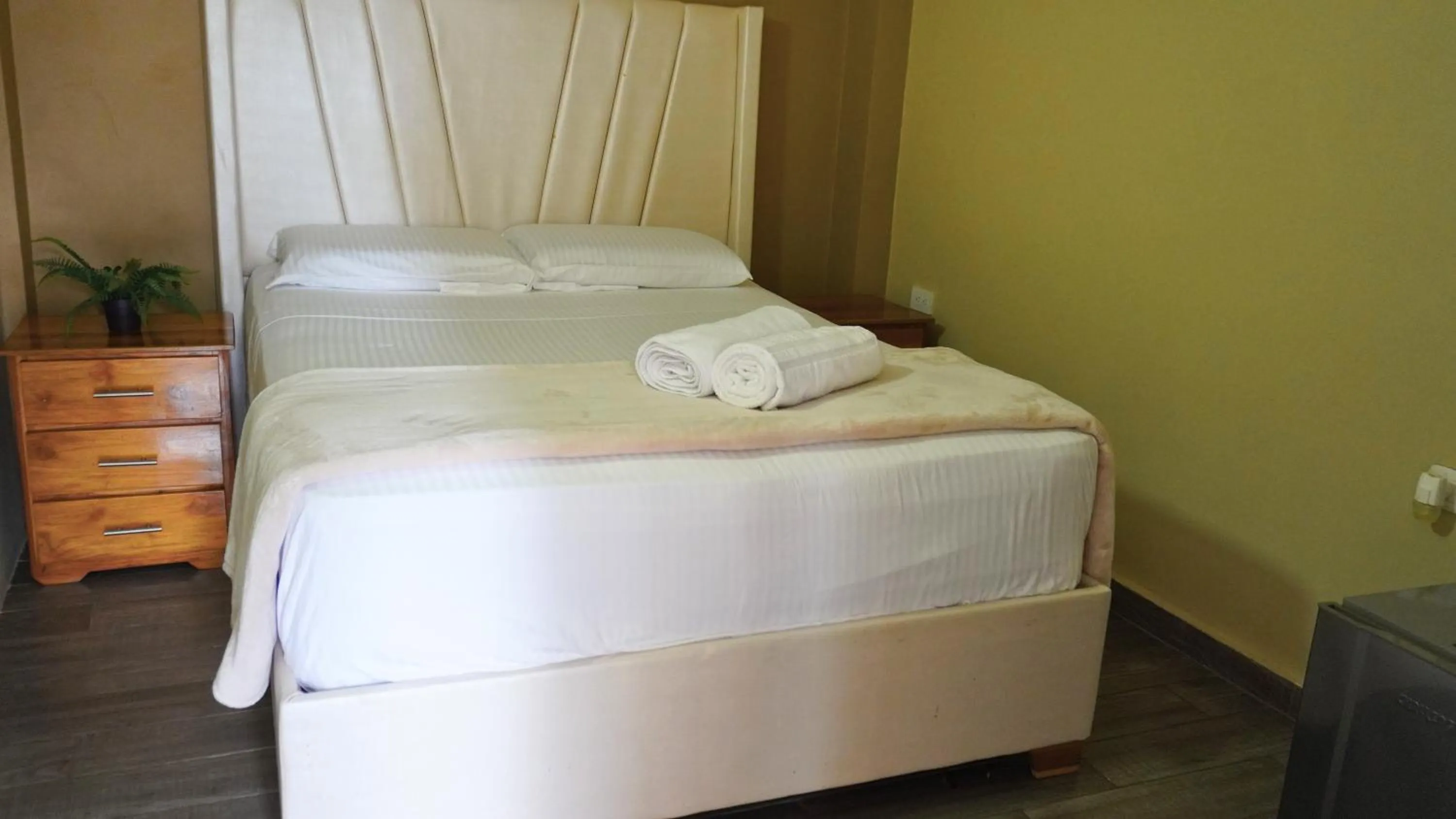 Bed in Hotel y Cabañas Covemar