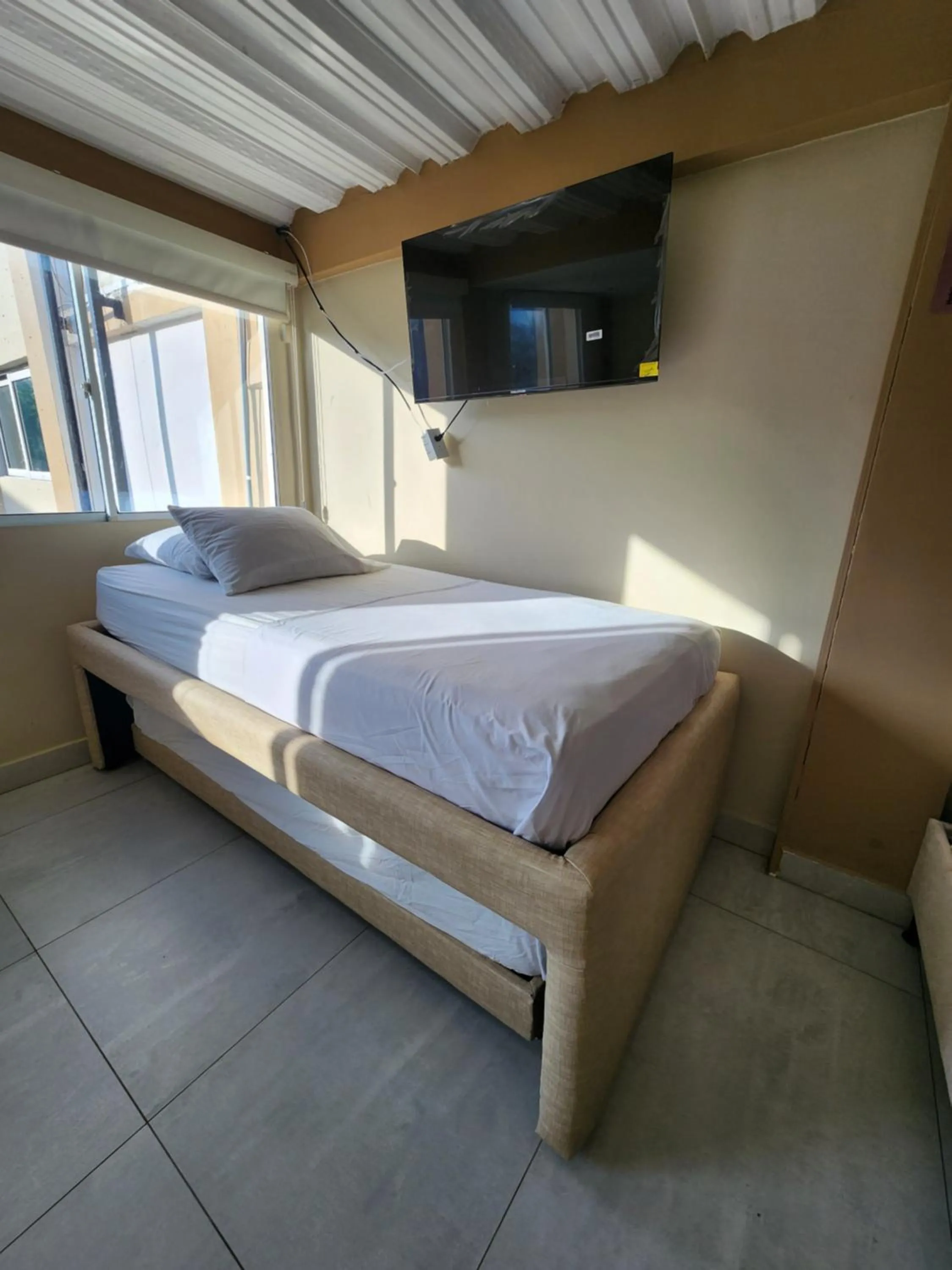 Bed in Hotel y Cabañas Covemar