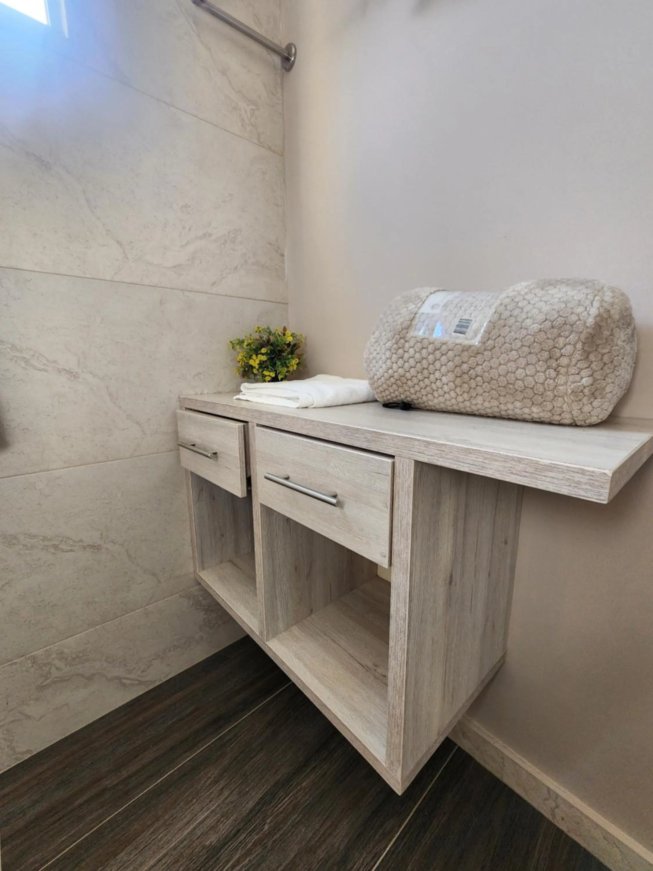 Bathroom in Hotel y Cabañas Covemar