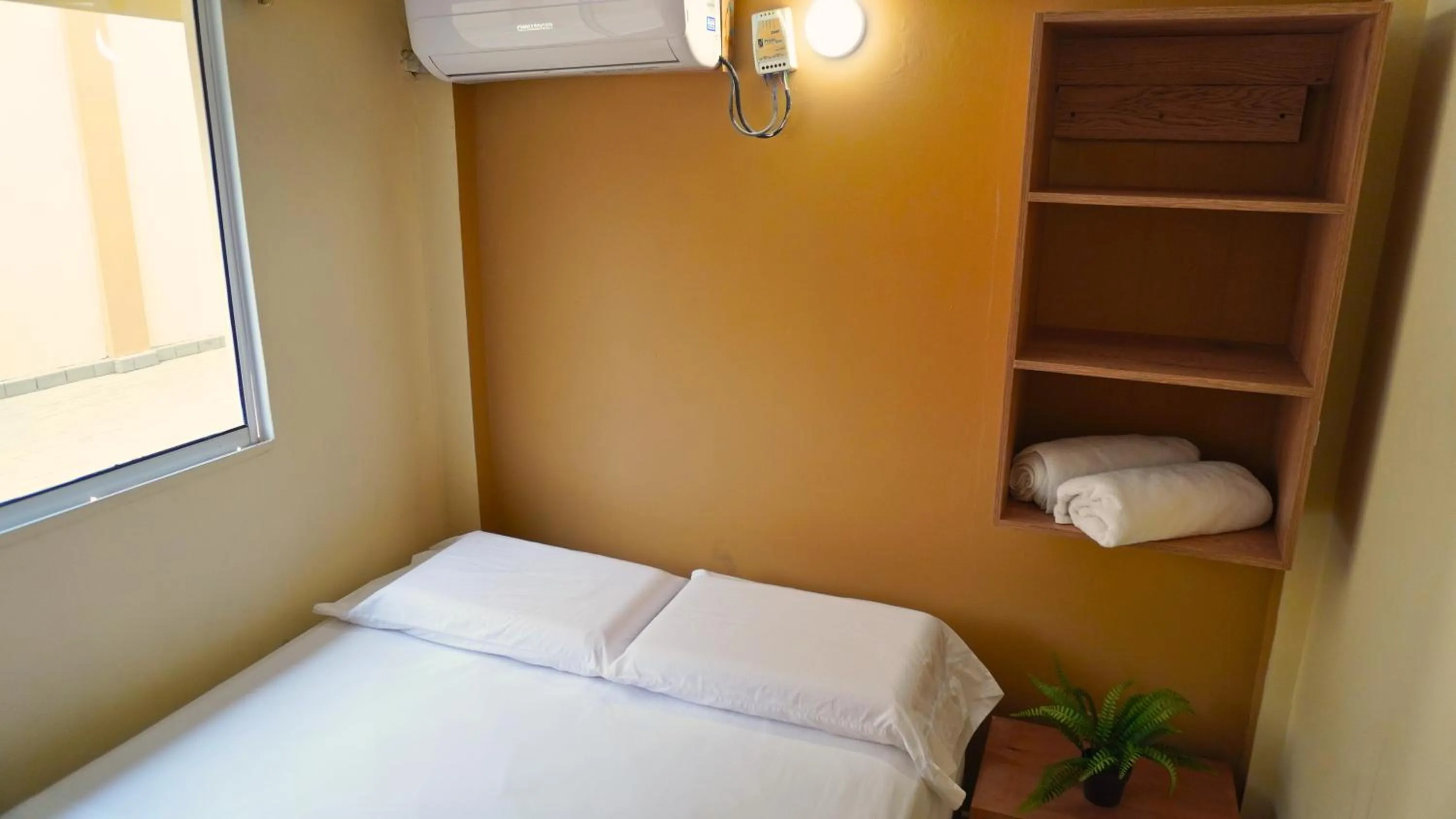 Bed in Hotel y Cabañas Covemar