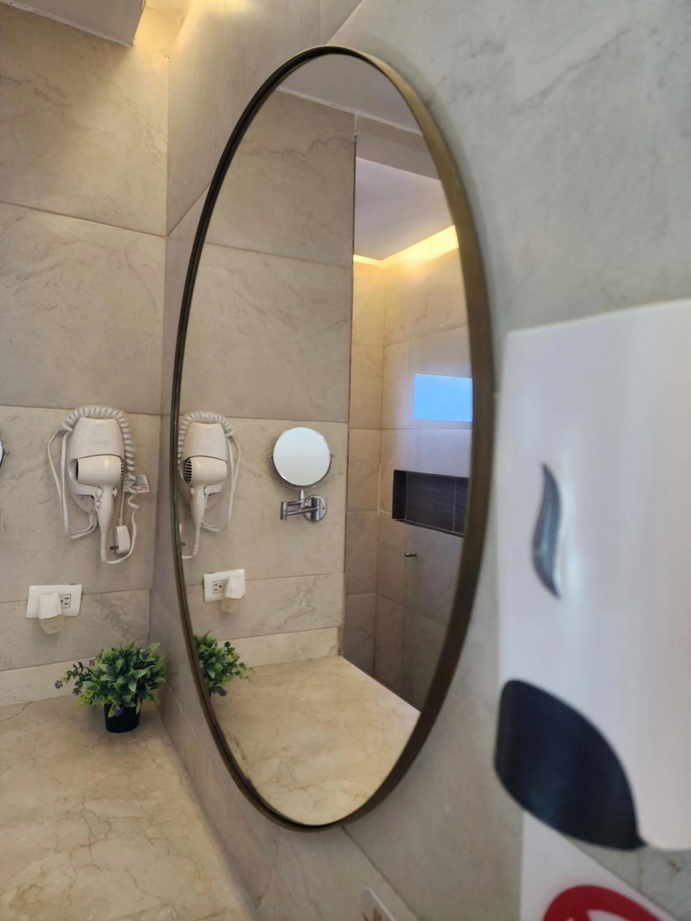 Bathroom in Hotel y Cabañas Covemar