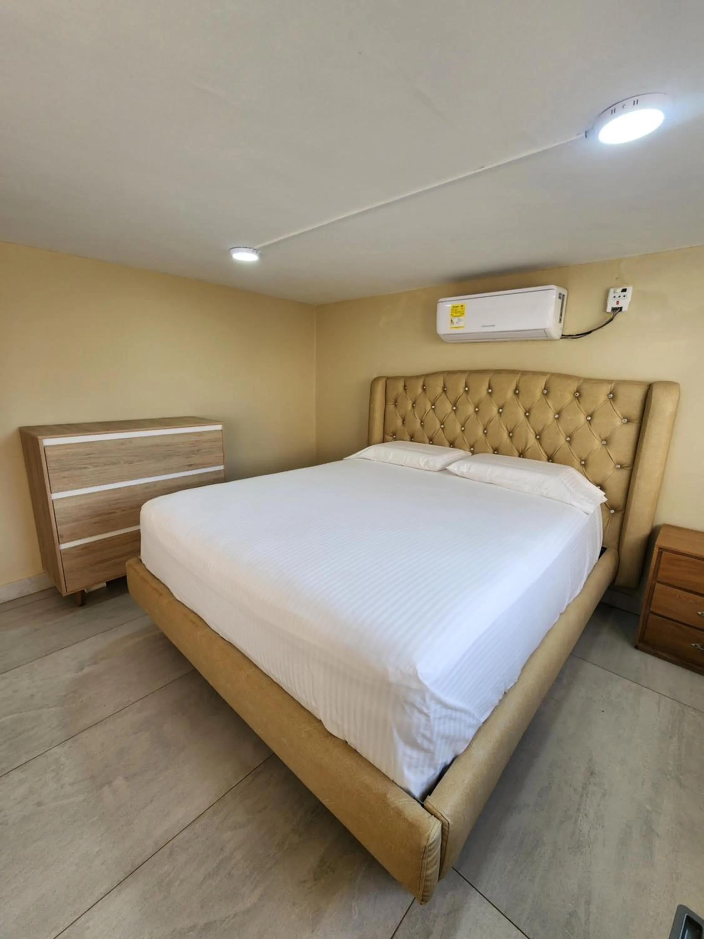 Bed in Hotel y Cabañas Covemar