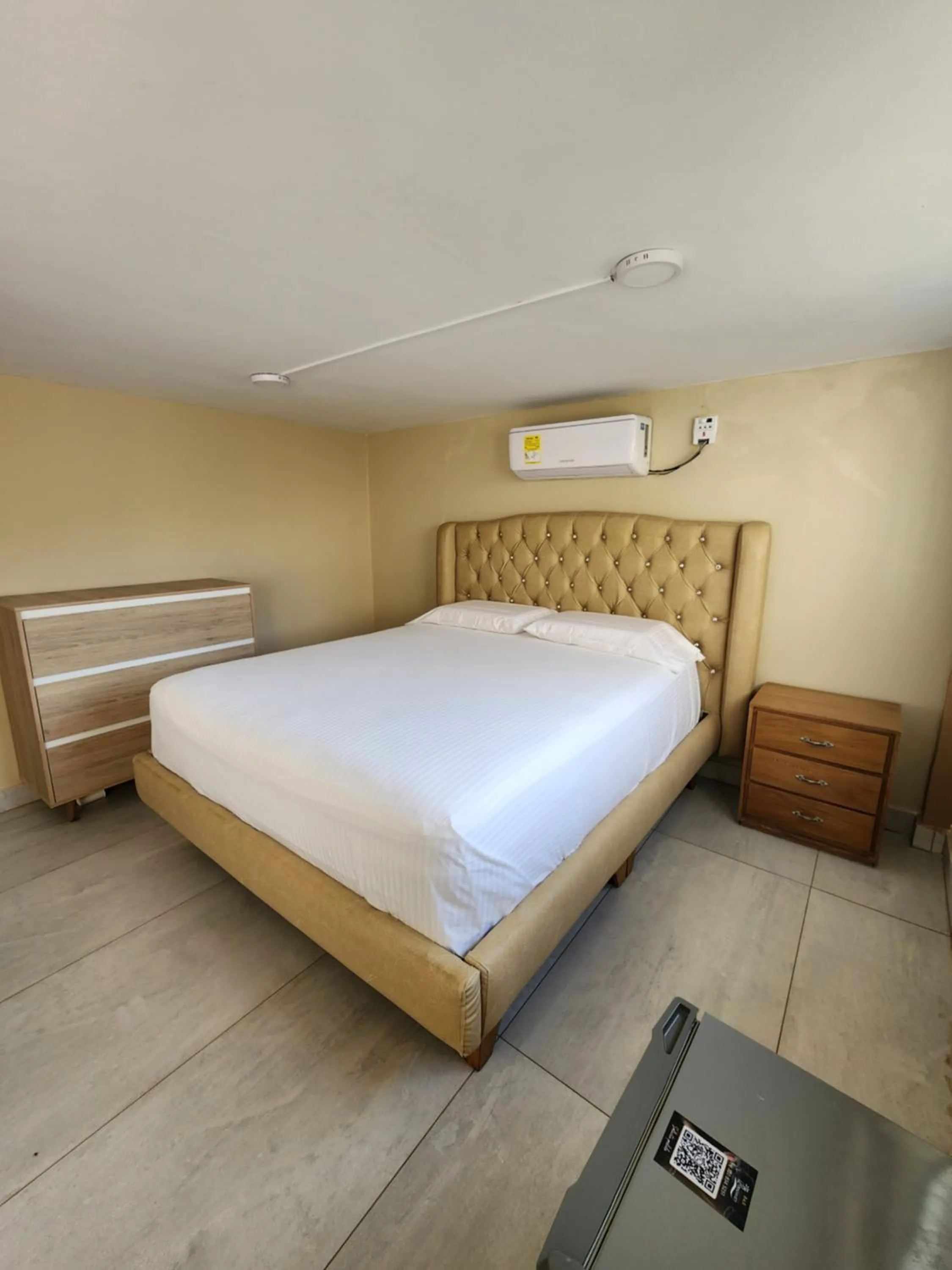 Bed in Hotel y Cabañas Covemar