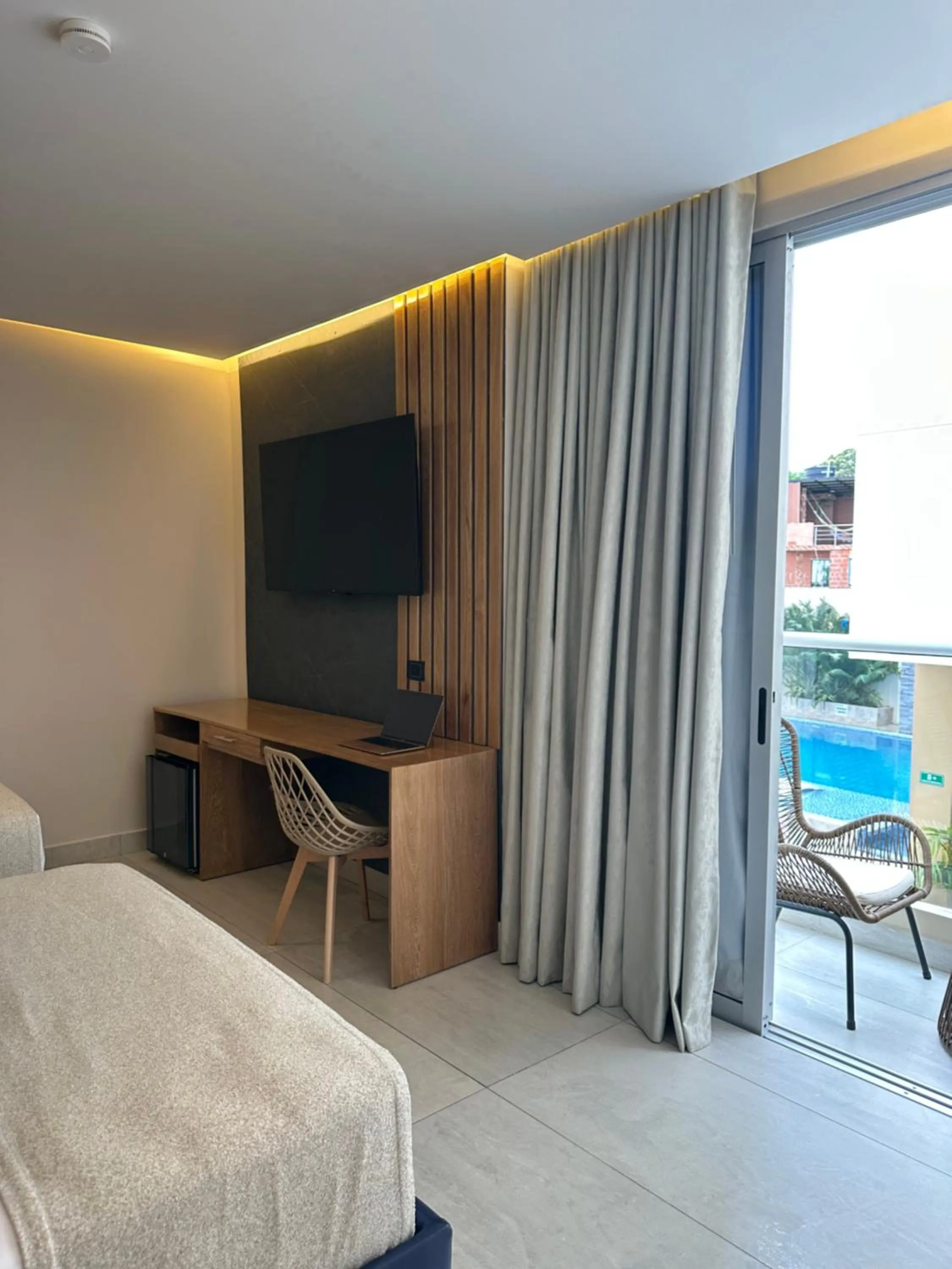 Bedroom in Hotel y Cabañas Covemar