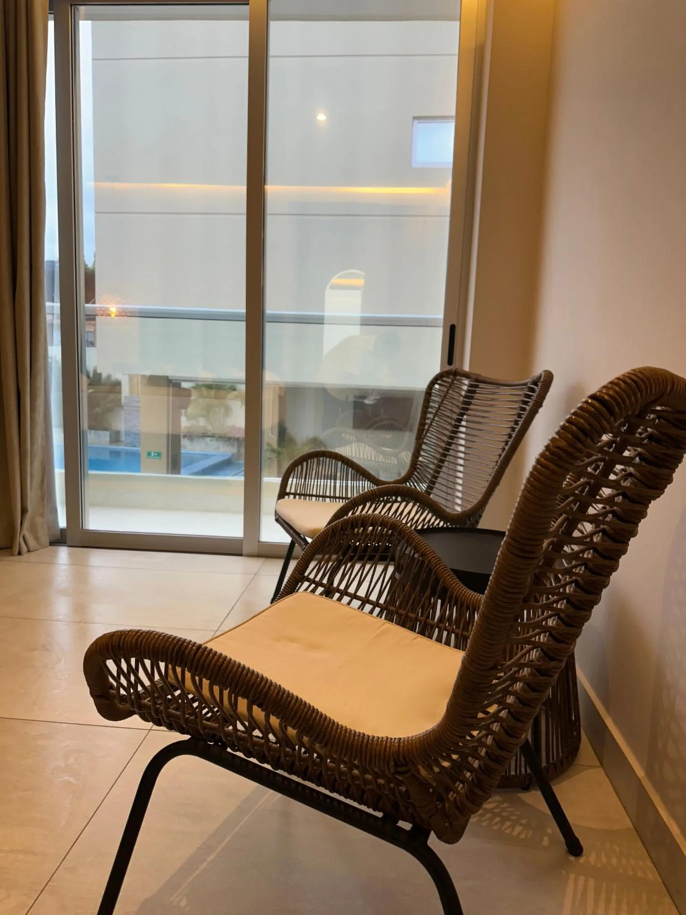 Seating area in Hotel y Cabañas Covemar