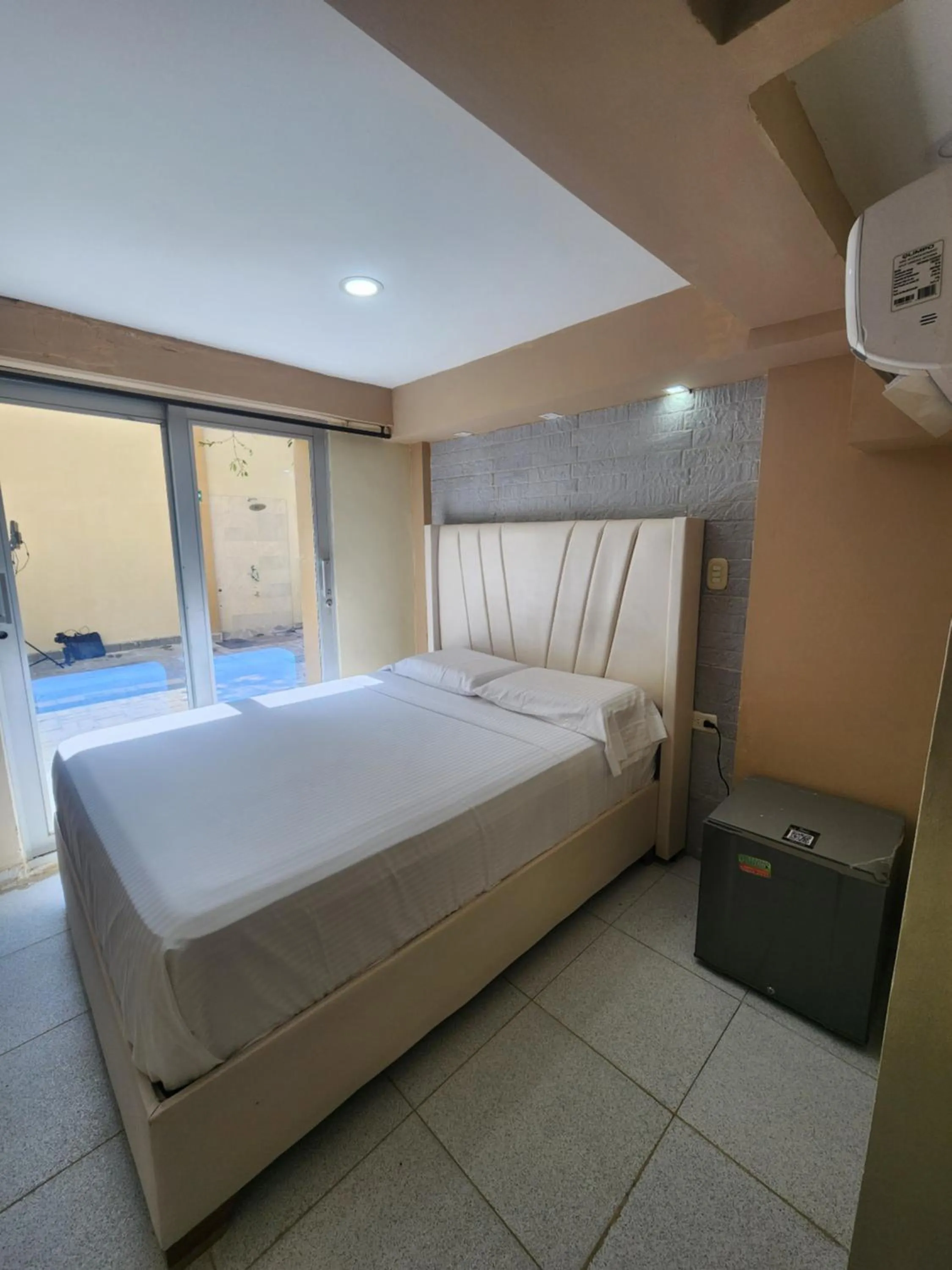 Bed in Hotel y Cabañas Covemar