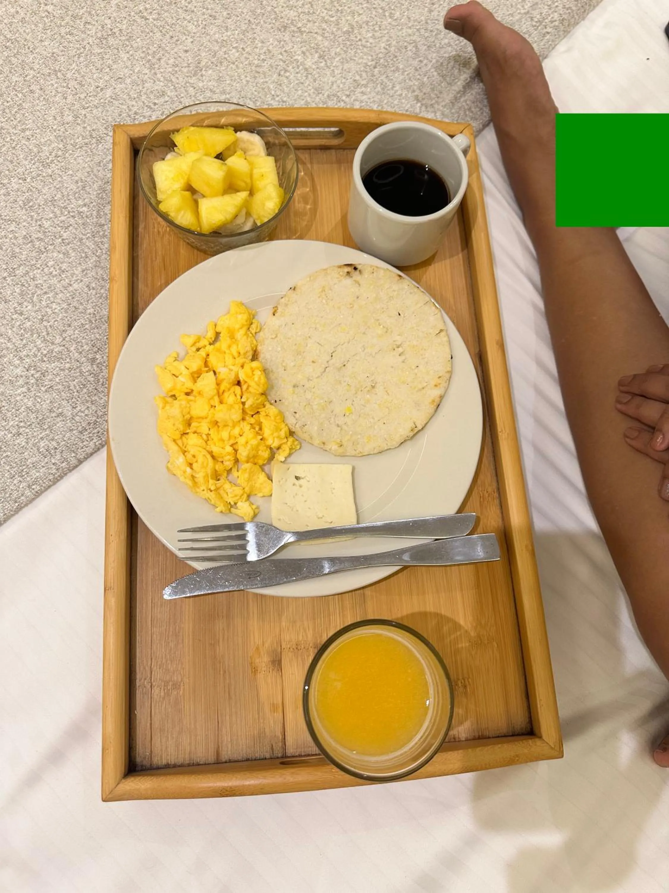 Breakfast in Hotel y Cabañas Covemar